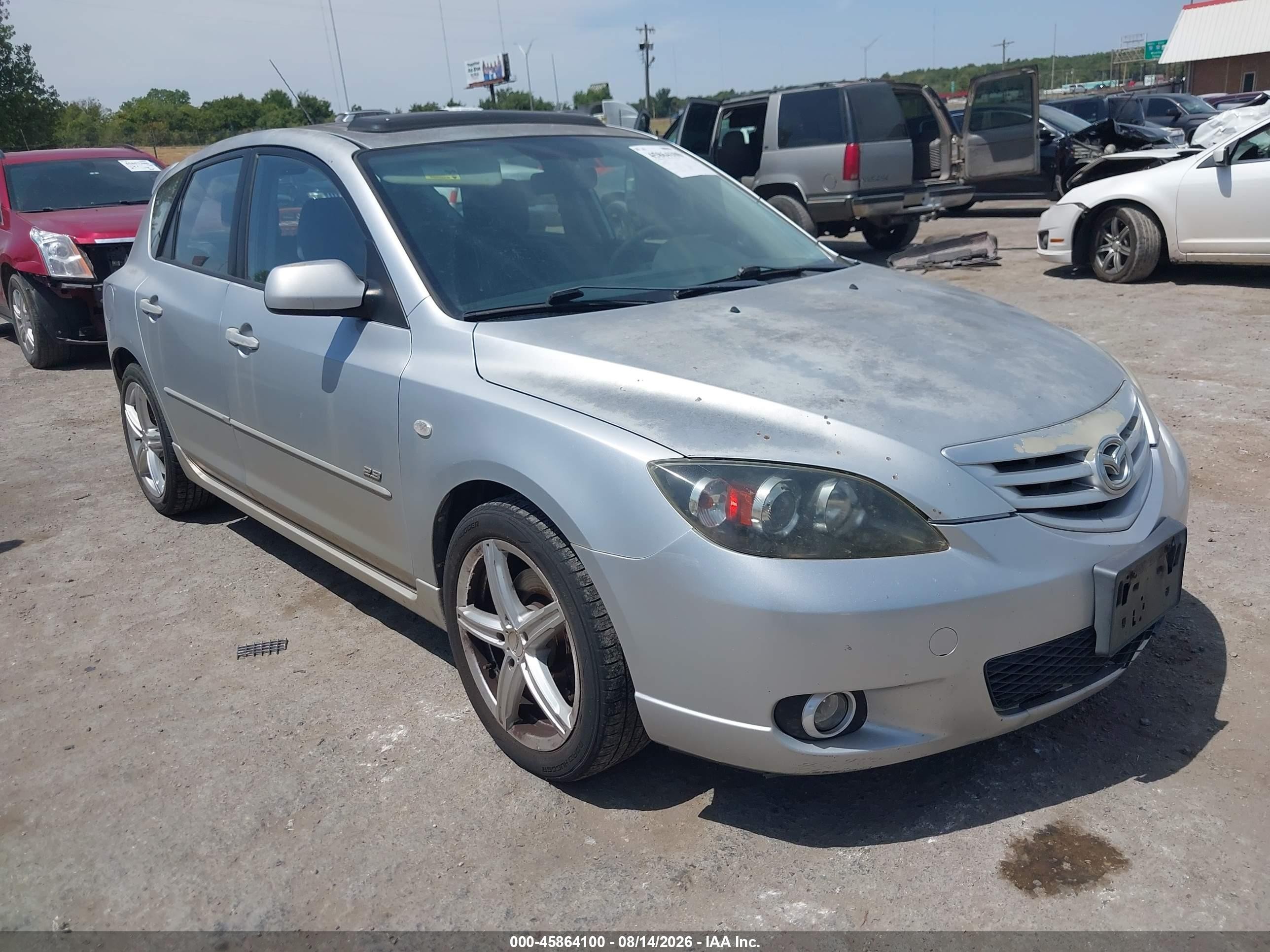 2005 Mazda 3 s, VIN JM1BK143551319621 — Normal wear