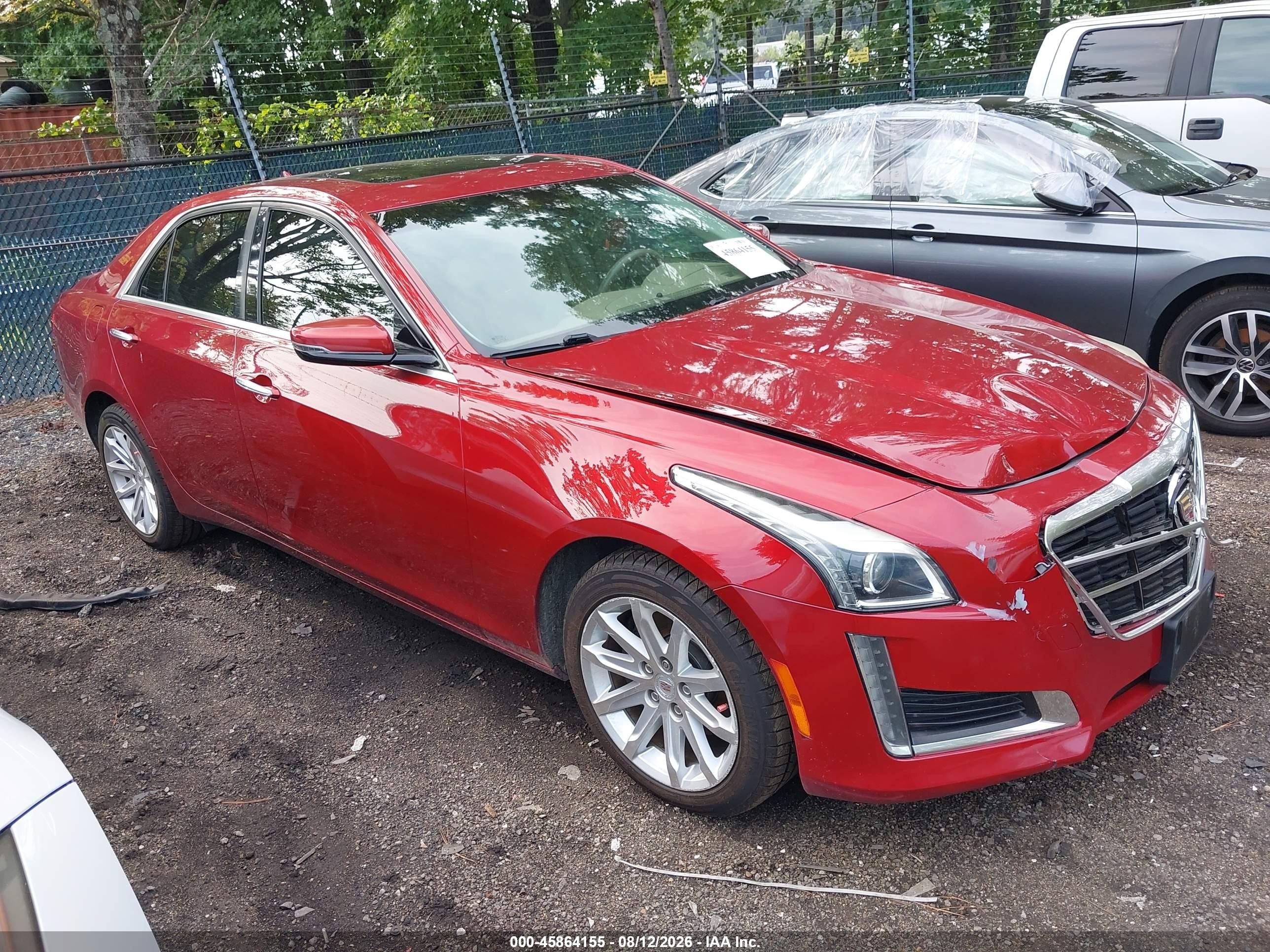 2014 Cadillac CTS Luxury AWD, VIN 1G6AX5SX9E0156829 — Front end