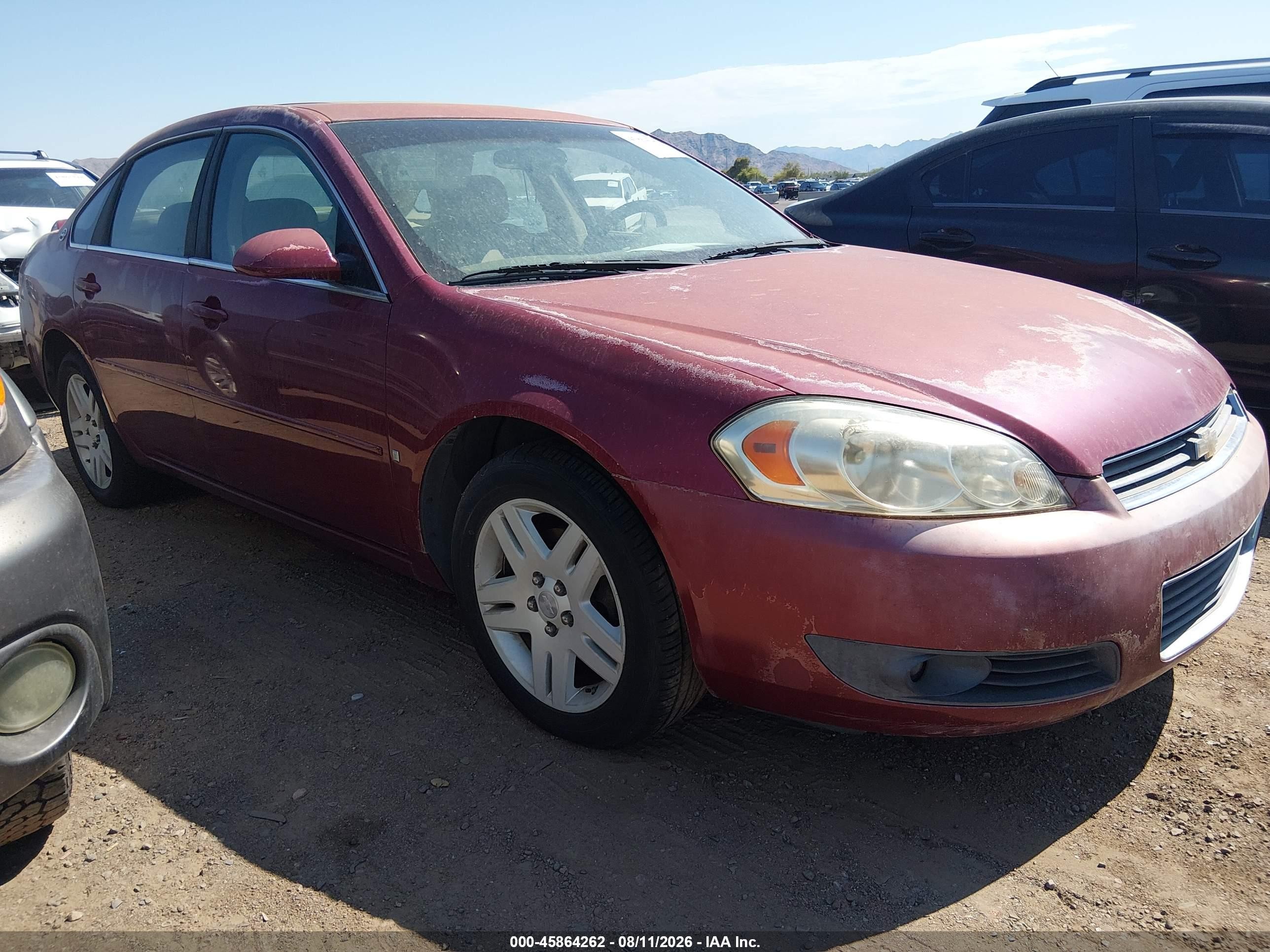 2006 Chevrolet Impala LT 3.9L, VIN 2G1WC581969270279 — Обычный износ