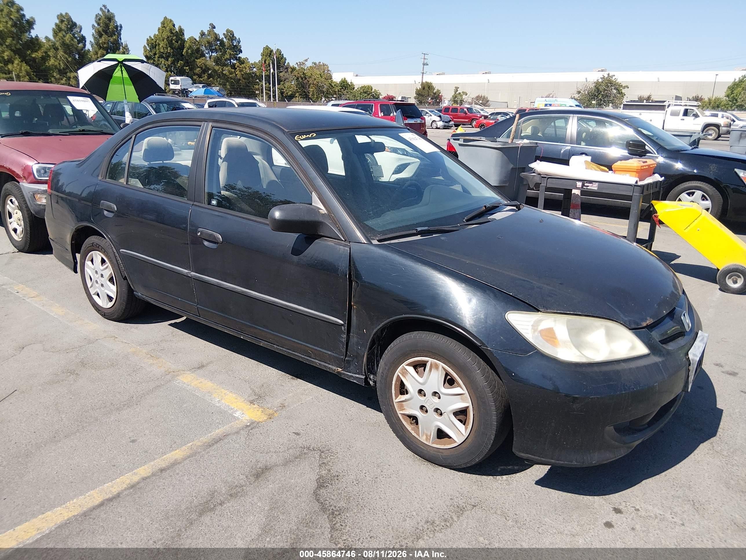 2005 Honda Civic VP, VIN 1HGES16395L025378 — Normal wear