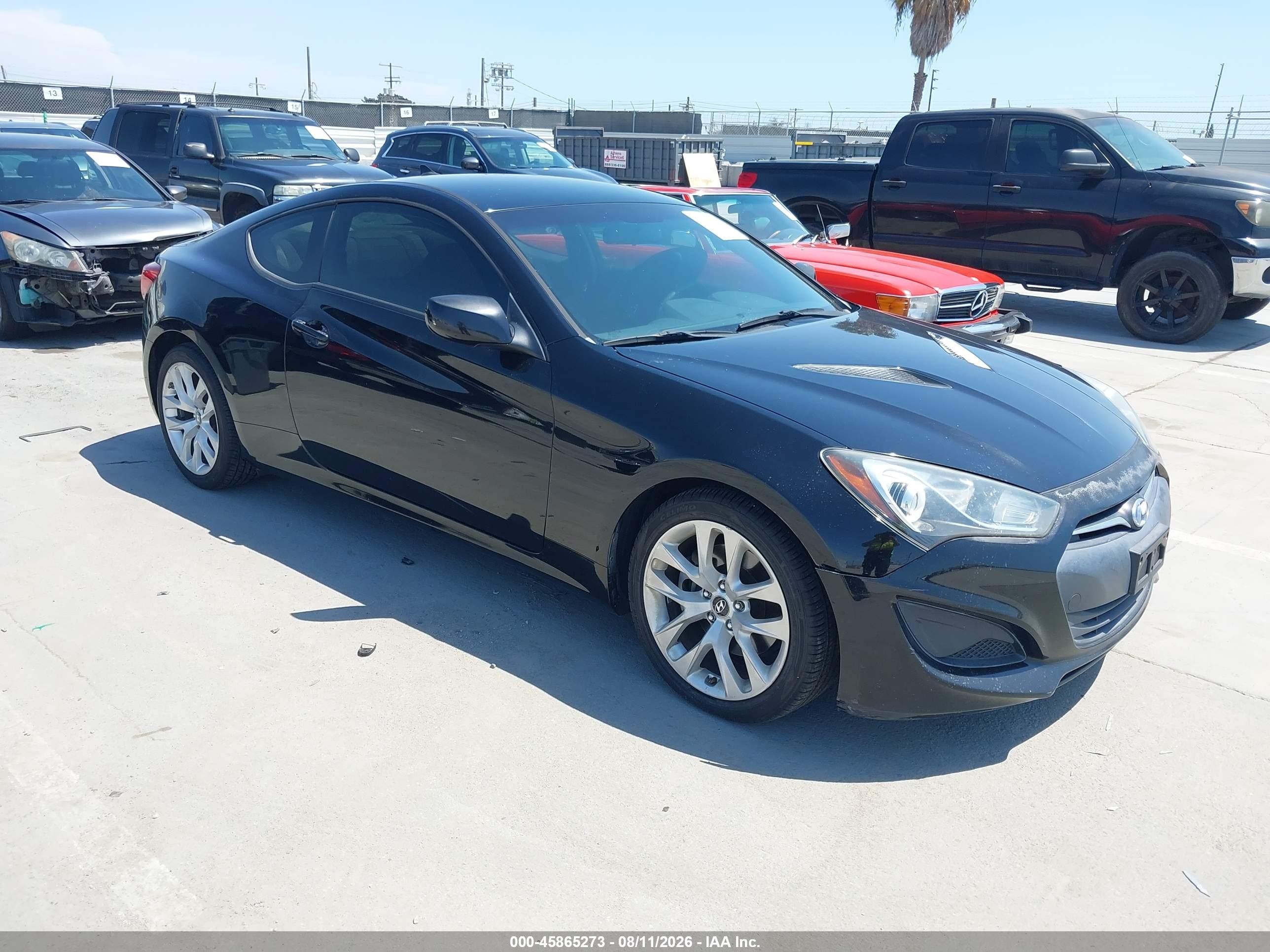 2013 Hyundai Genesis Coupe 2.0T, VIN KMHHT6KD3DU096214 — Normal wear
