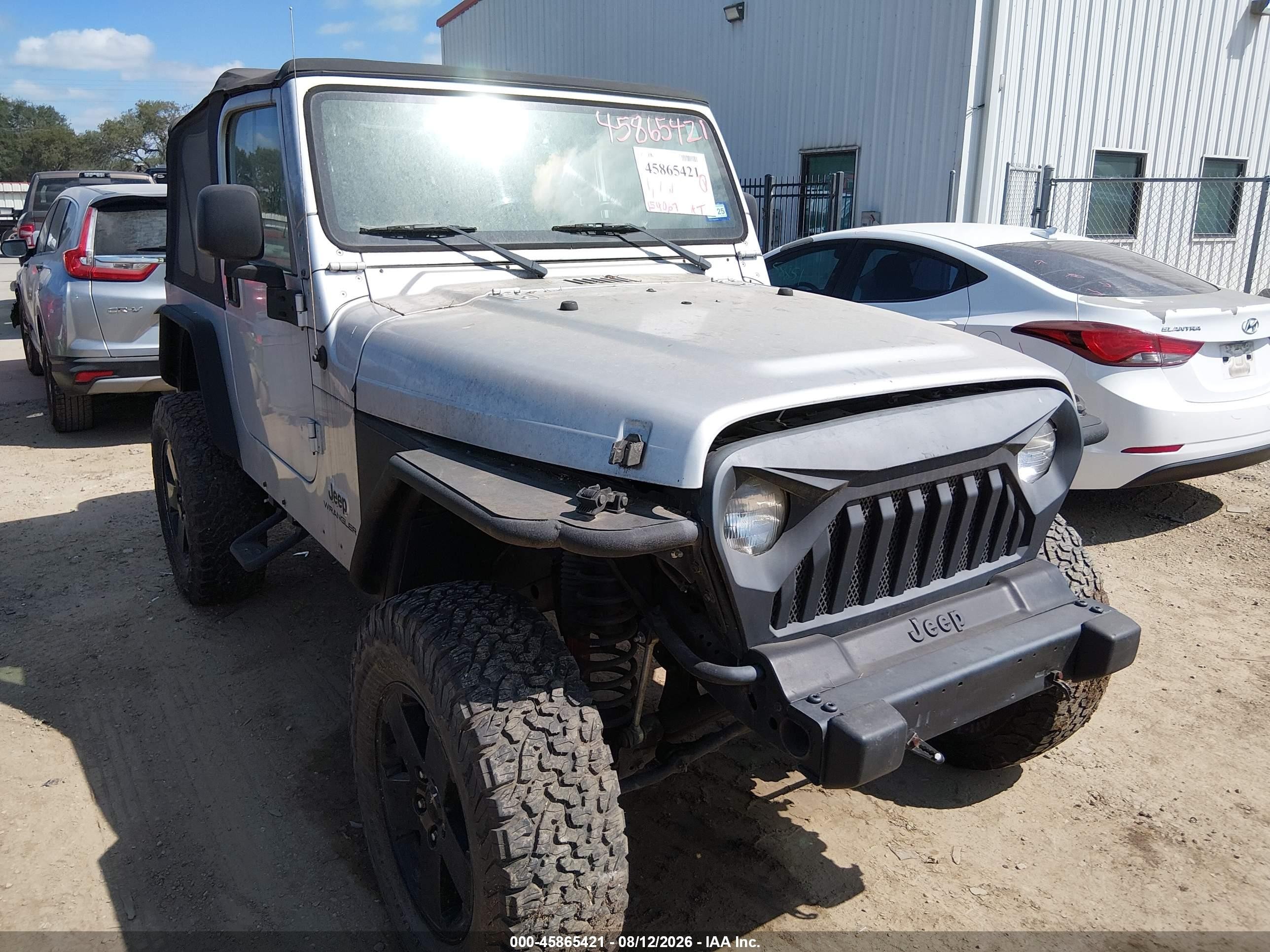 2006 Jeep Wrangler X, VIN 1J4FA39S86P756568 — Обычный износ