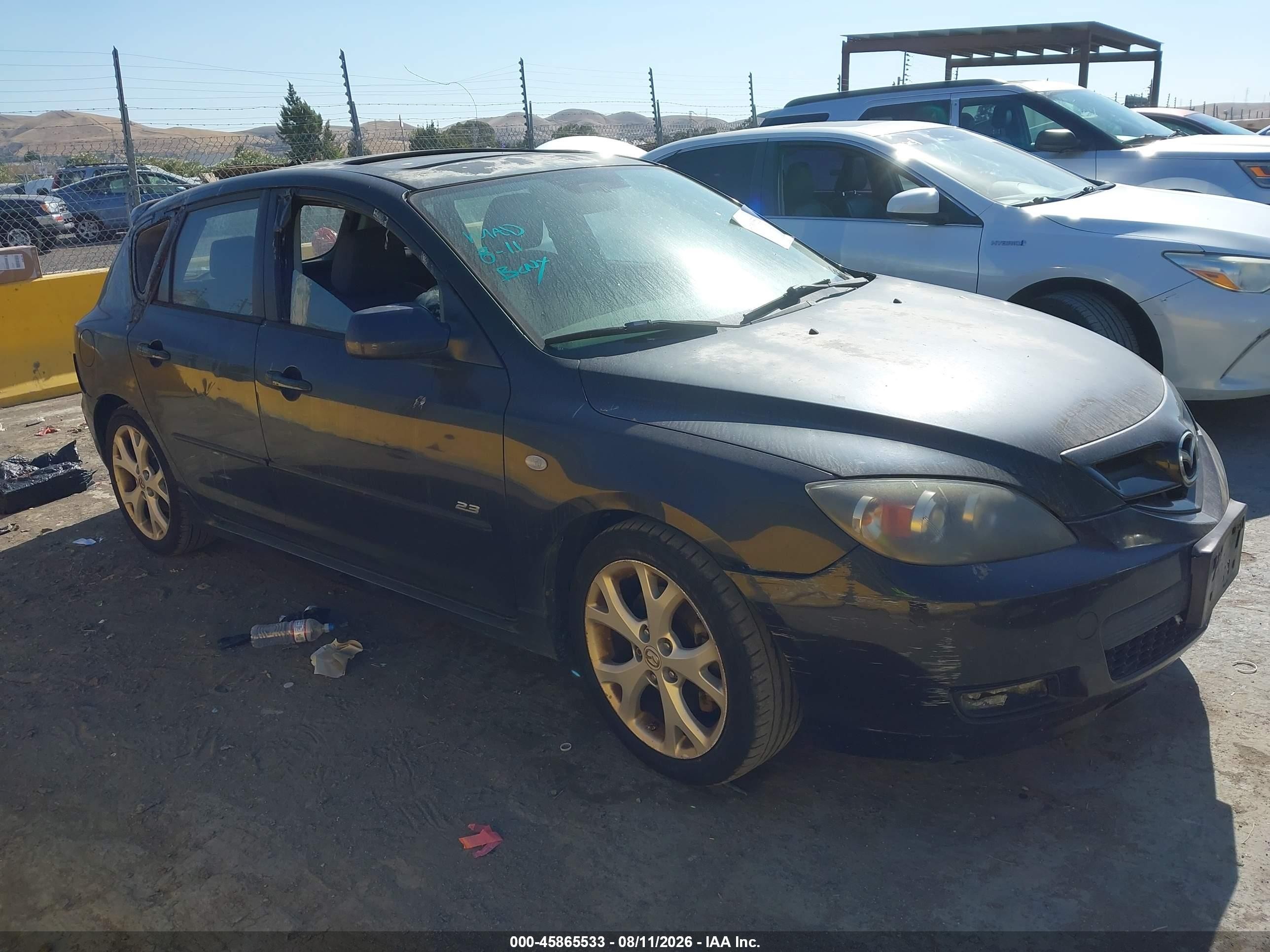 2008 Mazda 3 S Sport, VIN JM1BK343681103454 — Обычный износ