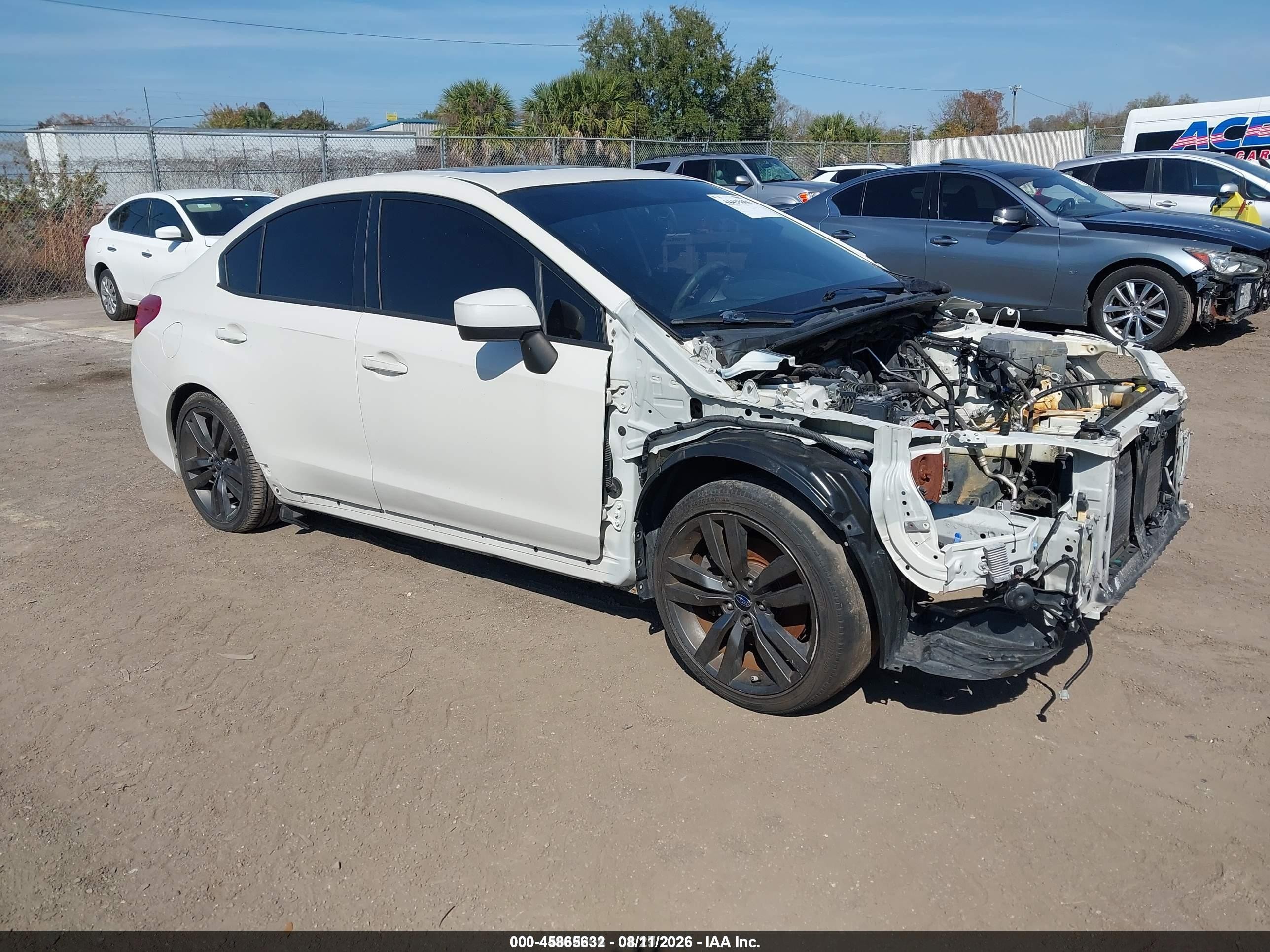 2016 Subaru WRX Limited, VIN JF1VA1J61G8818513 — Перед