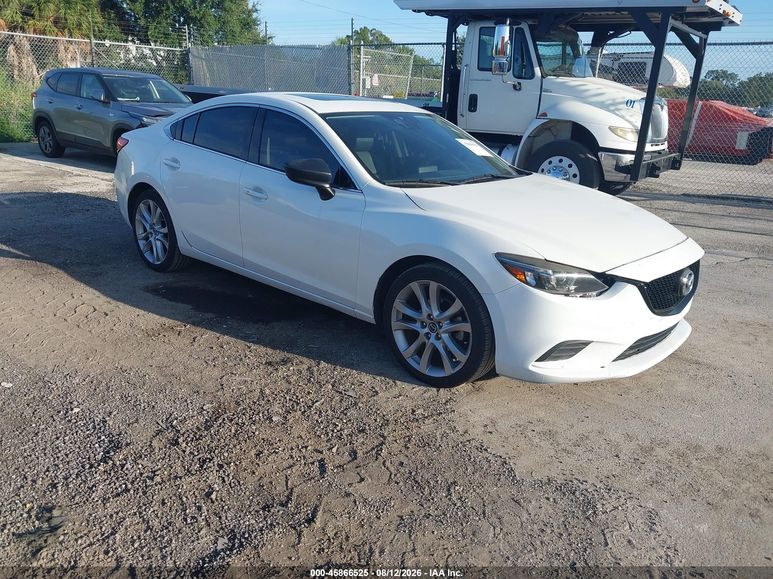 2016 Mazda 6 i Touring, VIN JM1GJ1T59G1483615 — Normal wear