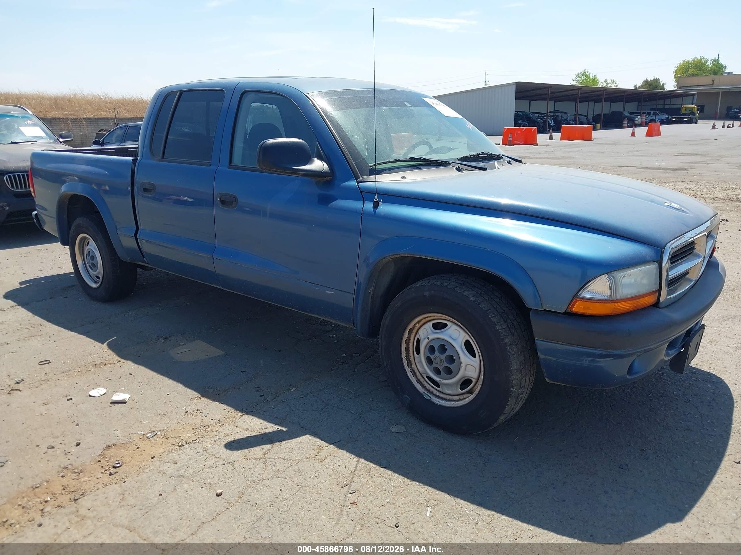 2003 Dodge Dakota Sport, VIN 1D7HL38X63S196313 — Обычный износ