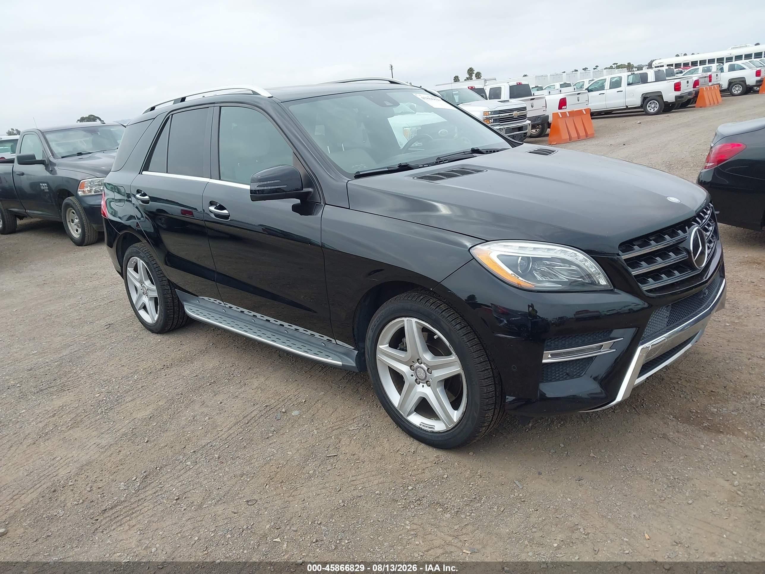 2015 Mercedes-Benz M 400, VIN 4JGDA5GB1FA535534 — Normal wear