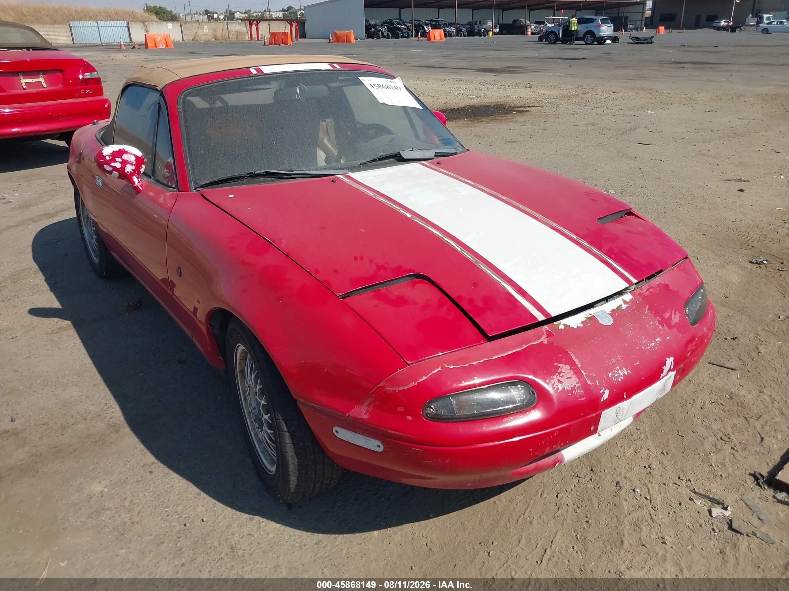 1993 Mazda MX-5 Miata, VIN JM1NA3517P1421658 — Normal wear