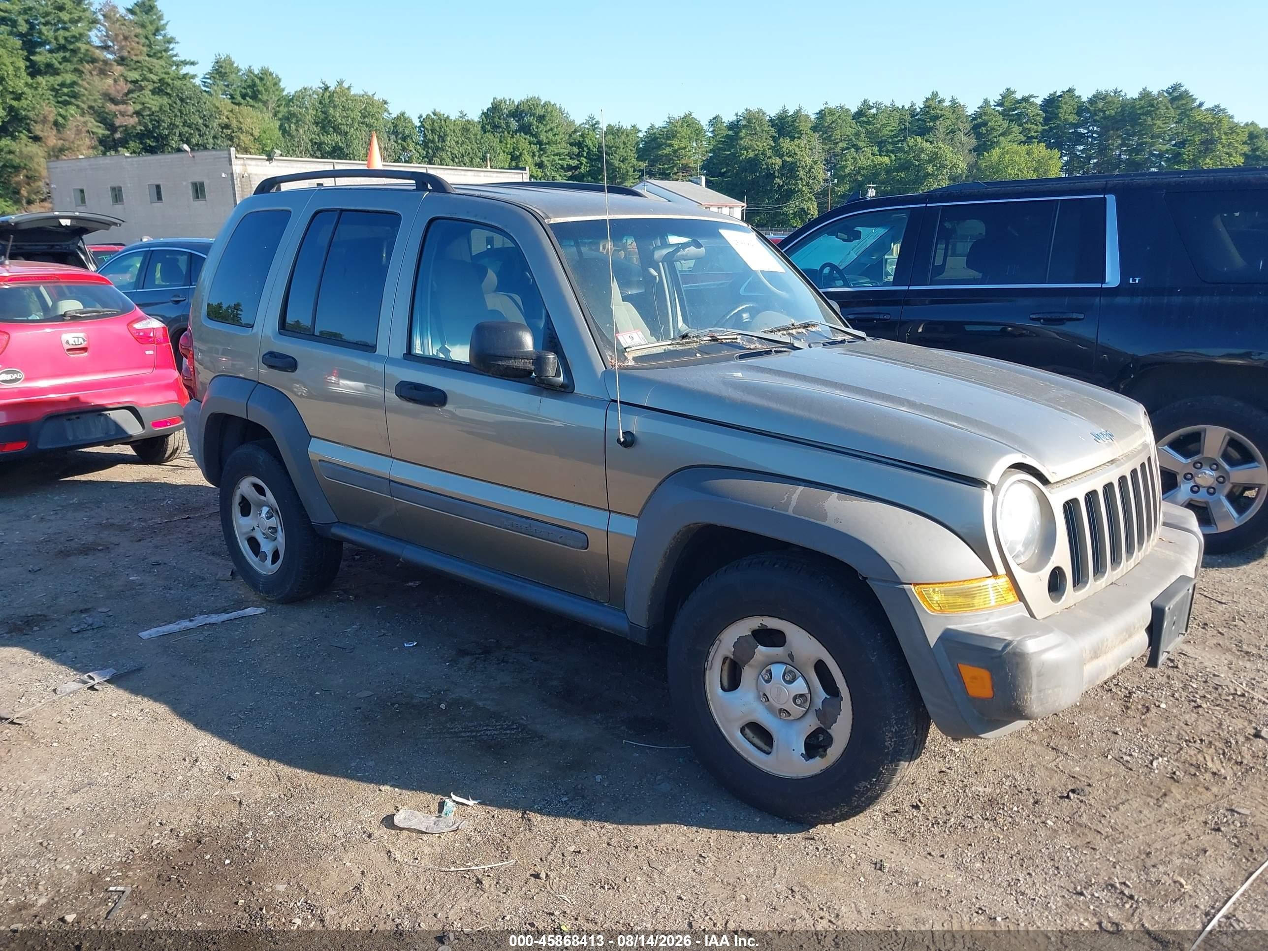 2007 Jeep Liberty Sport, VIN 1J4GL48K57W704876 — Обычный износ
