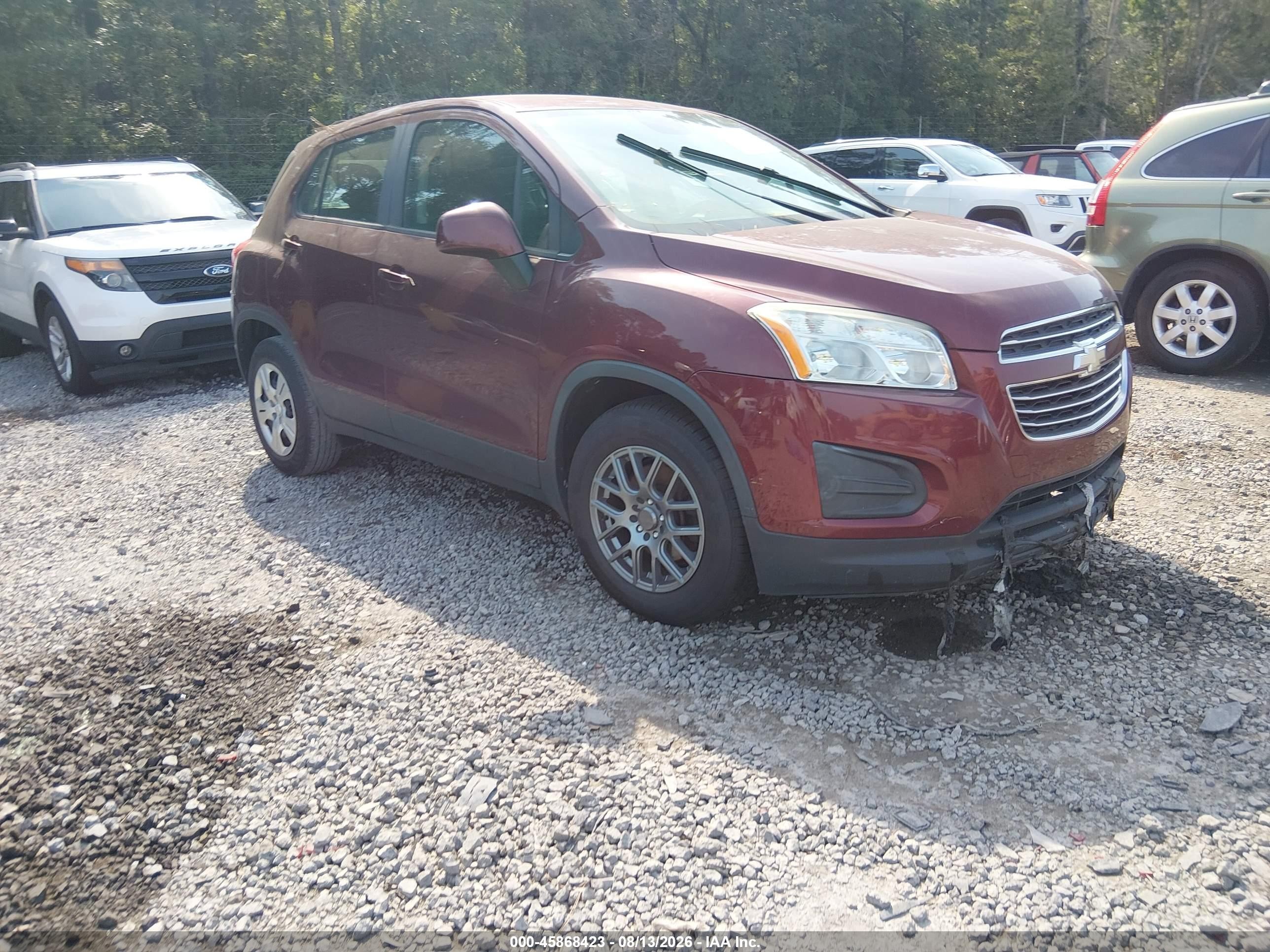 2016 Chevrolet Trax LS, VIN 3GNCJKSB9GL259224 — Normal wear
