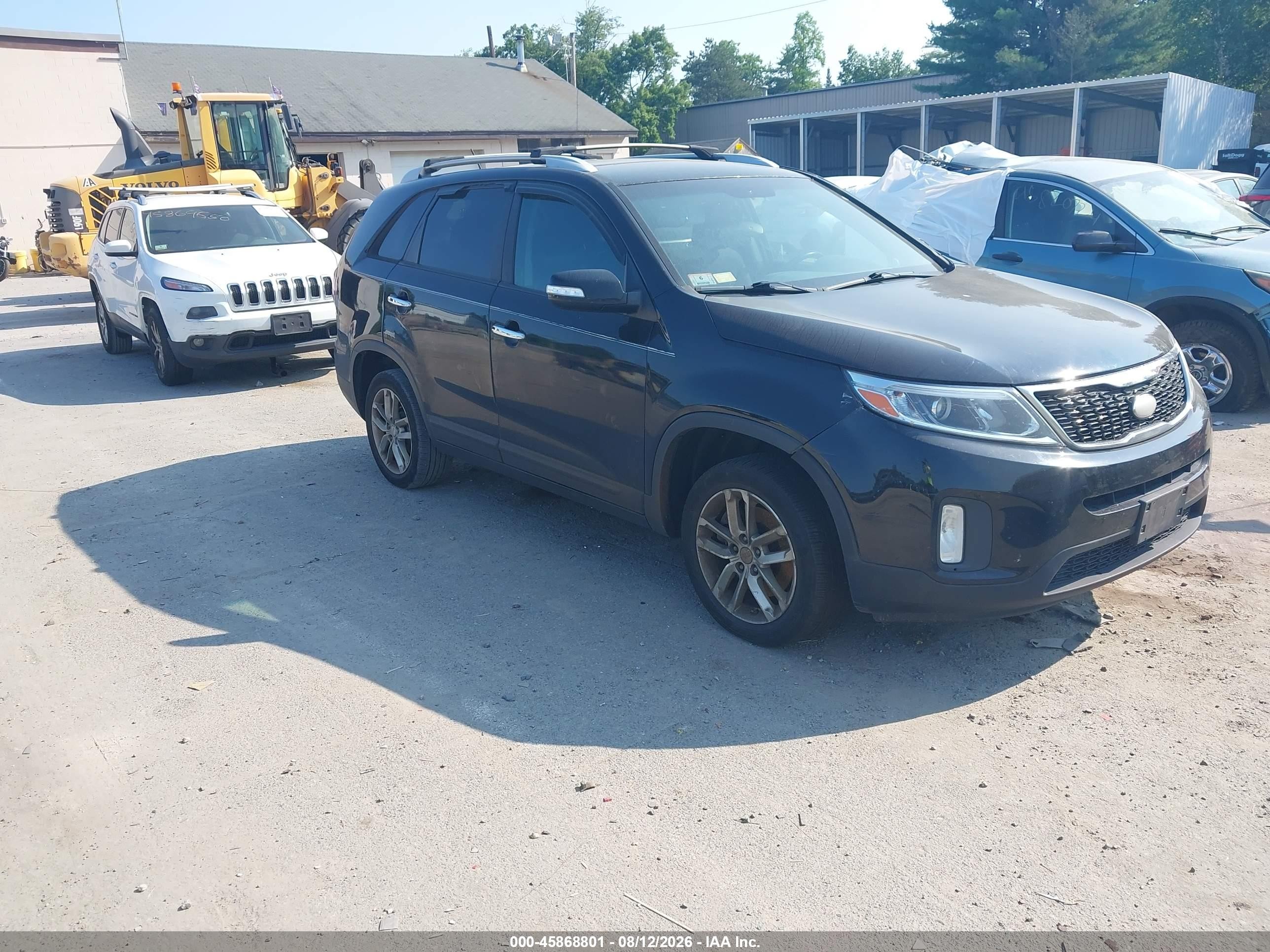 2014 Kia Sorento LX, VIN 5XYKT3A62EG430764 — Обычный износ