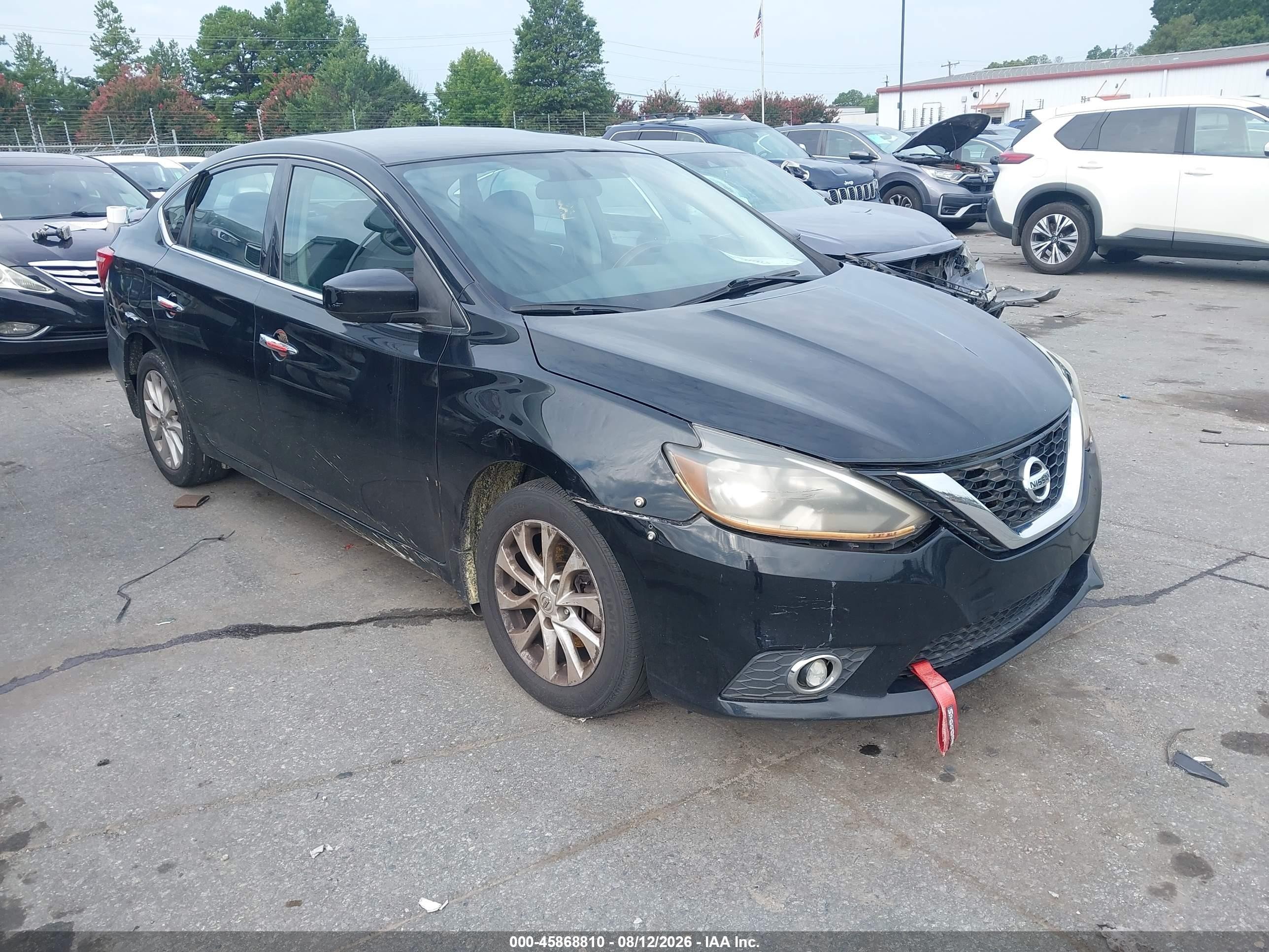 2018 Nissan Sentra SV, VIN 3N1AB7AP6JL634763 — Бок