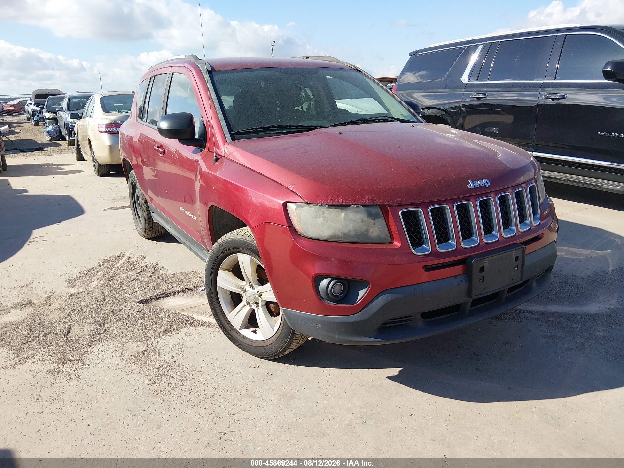 2015 Jeep Compass Sport, VIN 1C4NJCBB1FD335661 — Обычный износ