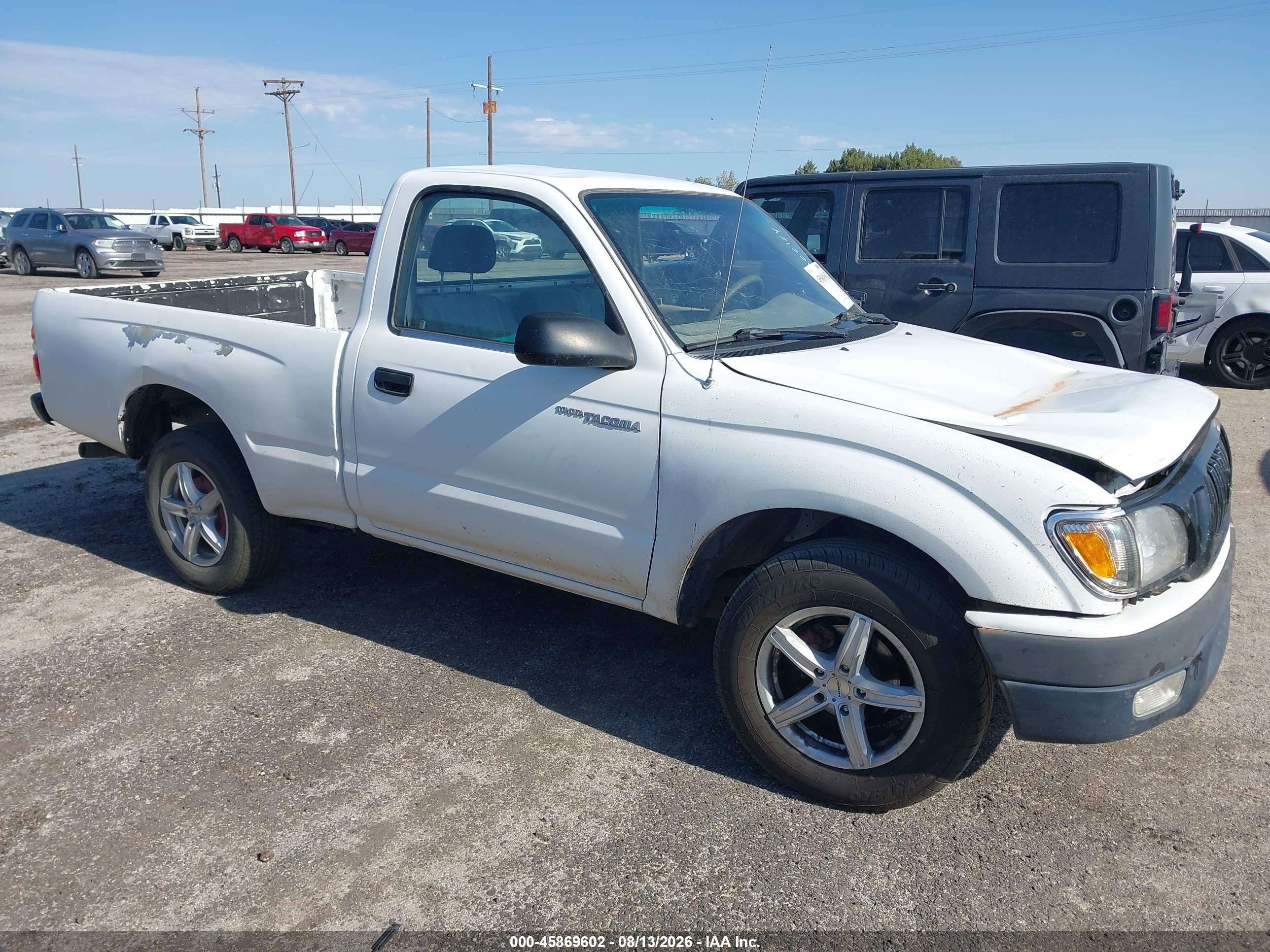 2001 Toyota Tacoma, VIN 5TENL42N01Z822439 — Обычный износ