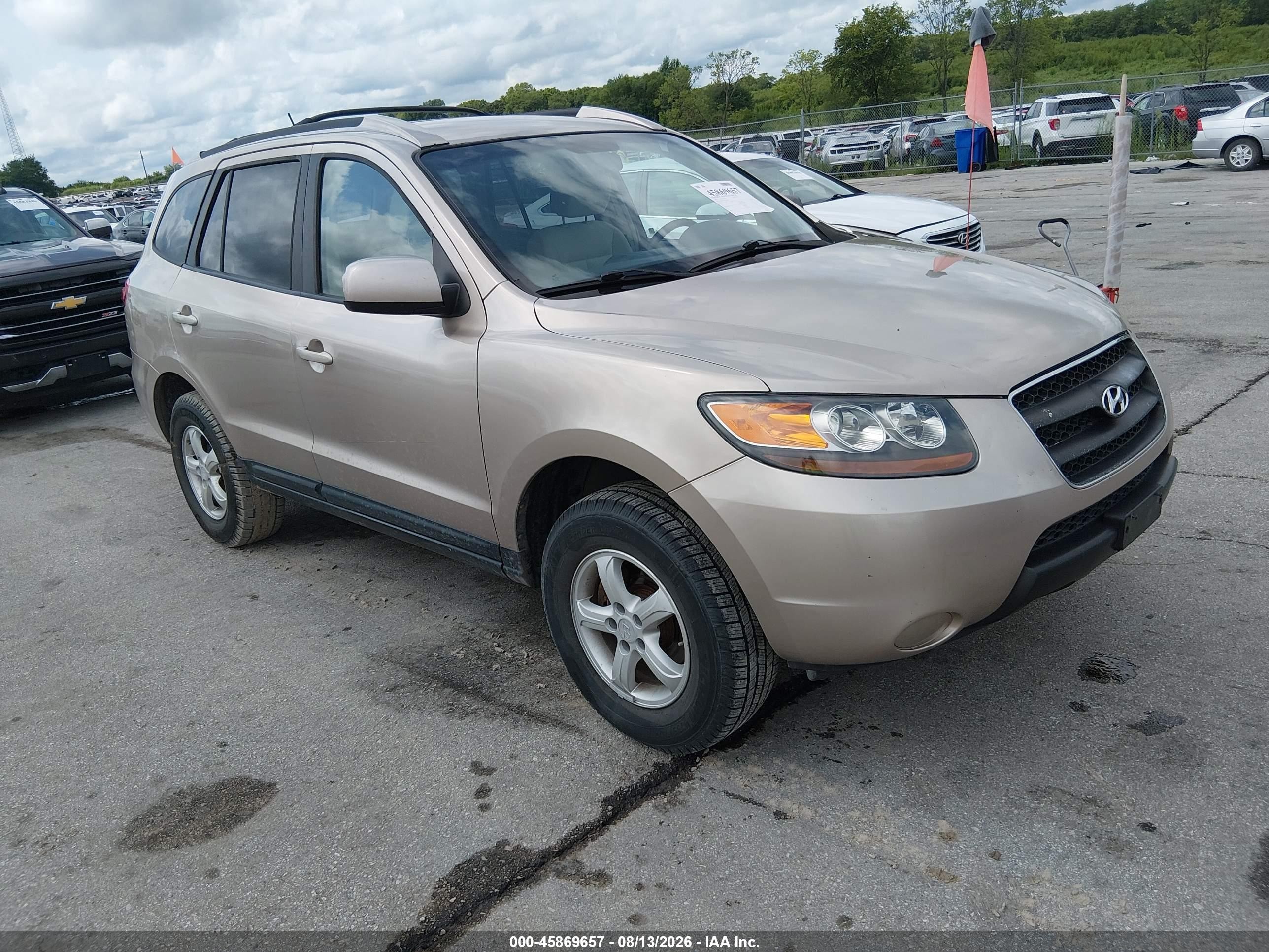 2007 Hyundai Santa Fe GLS, VIN 5NMSG73D37H063941 — Обычный износ