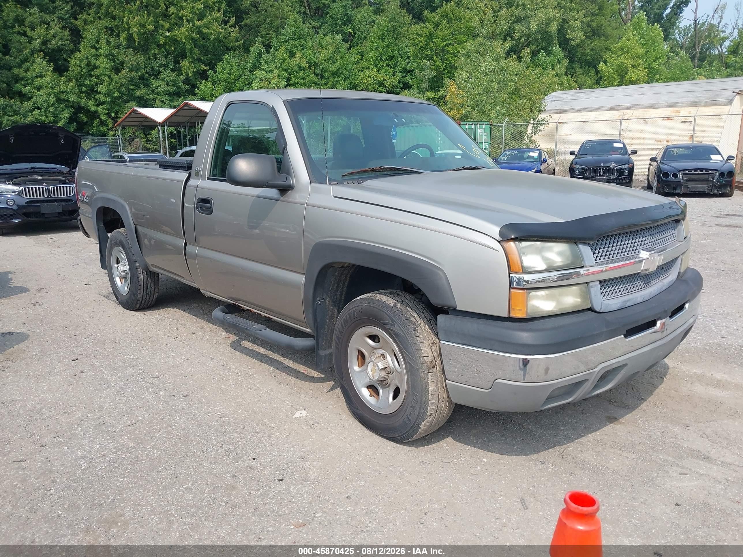 2003 Chevrolet Silverado 1500 LS, VIN 1GCEK14T33Z167012 — Обычный износ