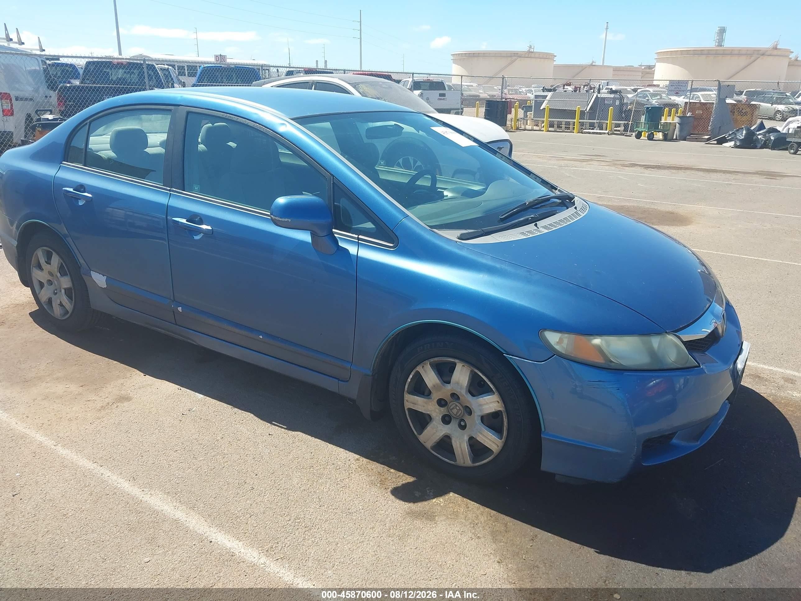2009 Honda Civic LX, VIN 1HGFA165X9L006580 — Обычный износ