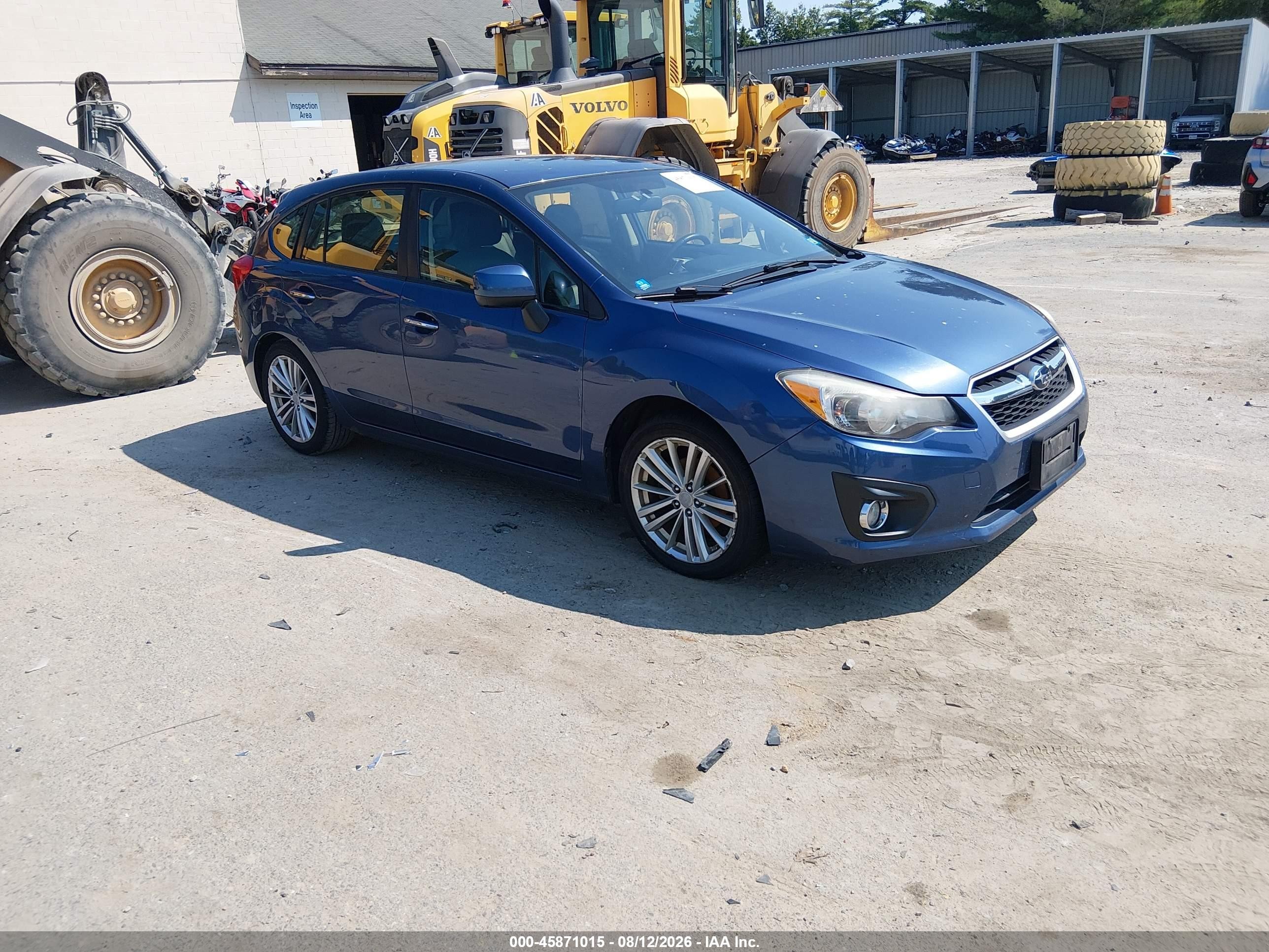 2013 Subaru Impreza Limited, VIN JF1GPAG65D2877559 — Normal wear