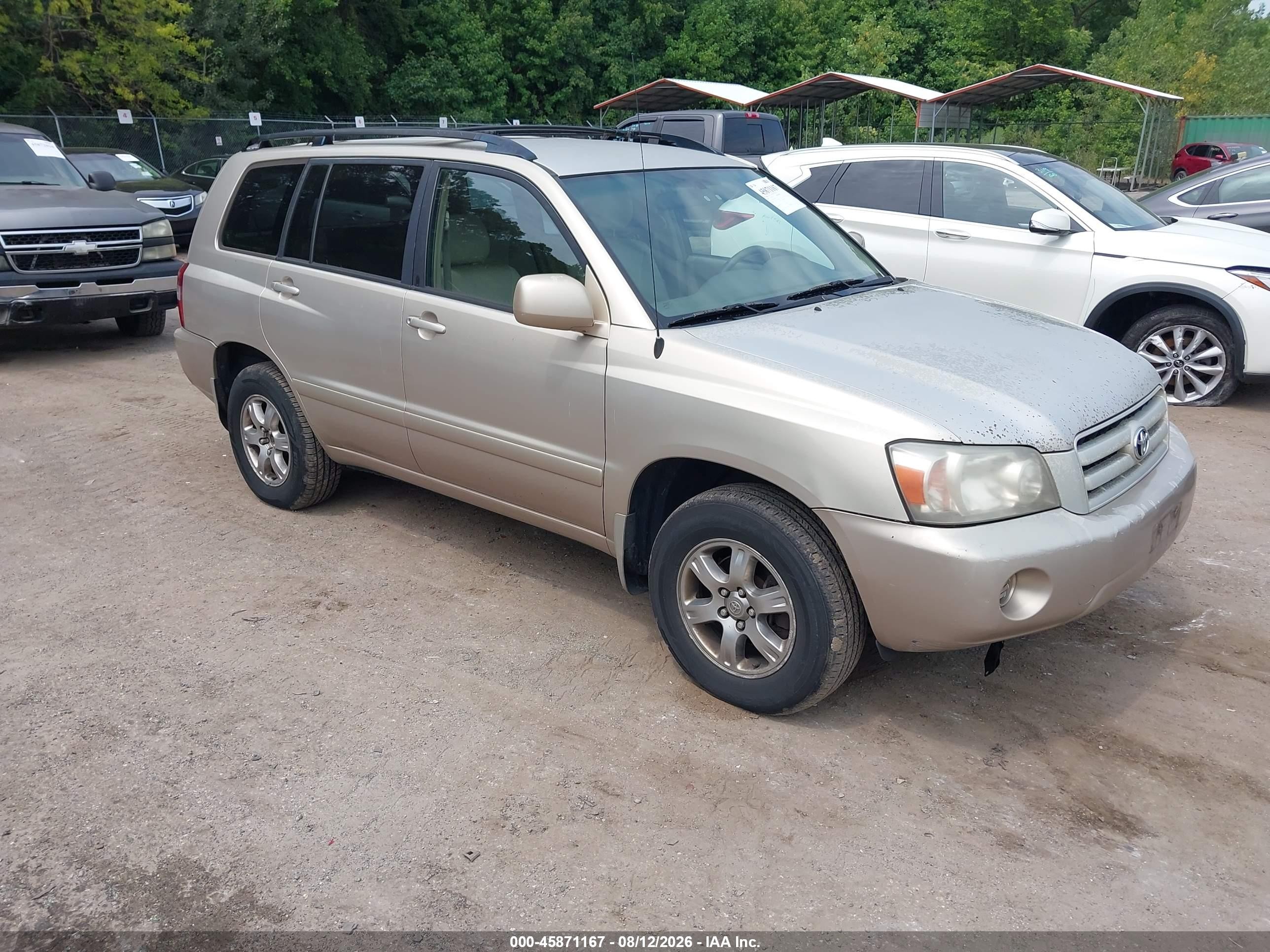 2006 Toyota Highlander w/3rd Row, VIN JTEEP21A260163628 — Обычный износ