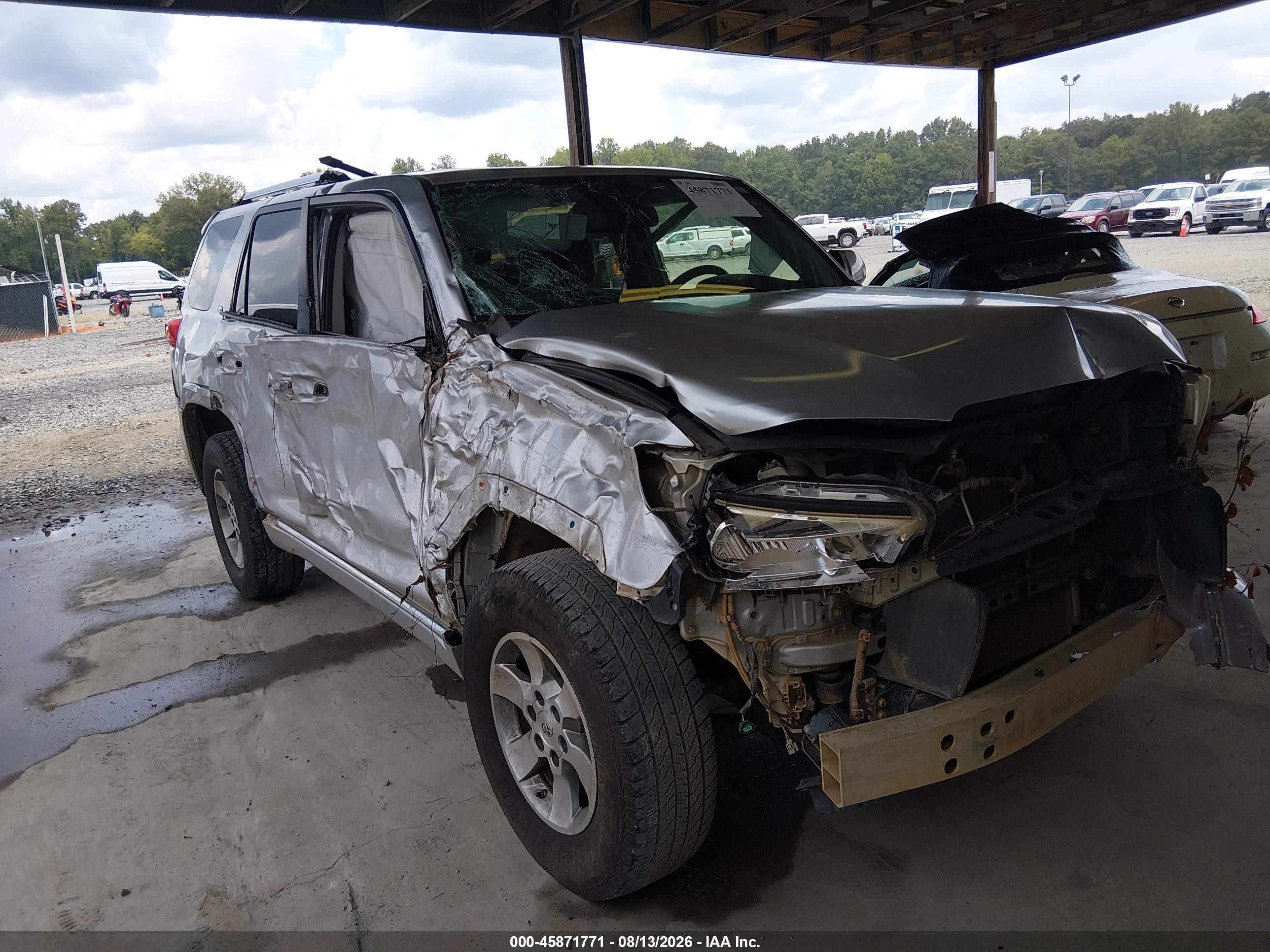 2013 Toyota 4Runner Limited, VIN JTEZU5JR7D5062327 — Normal wear