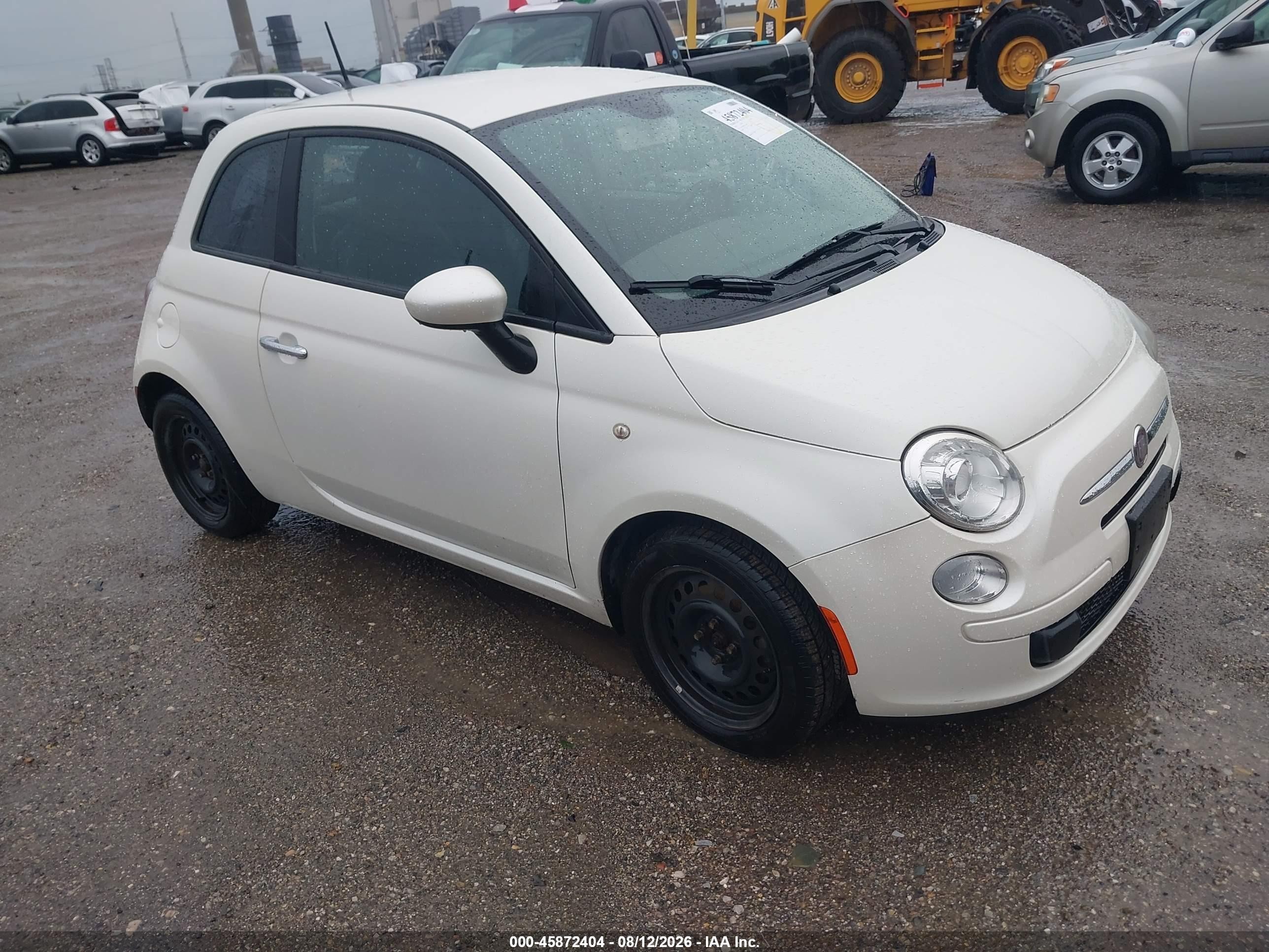 2012 FIAT 500 Pop, VIN 3C3CFFARXCT171605 — Обычный износ