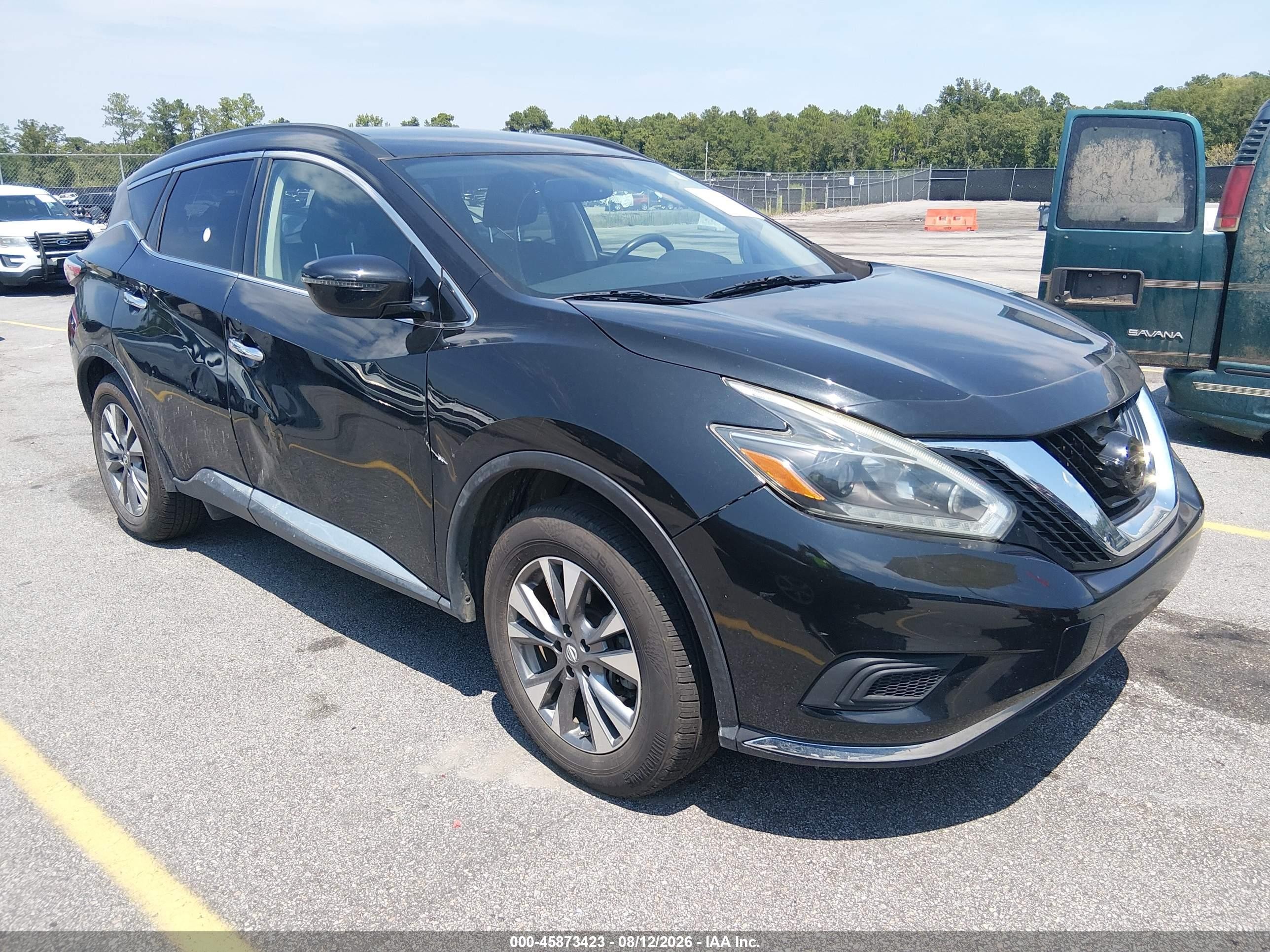 2018 Nissan Murano SV, VIN 5N1AZ2MG5JN110443 — Side