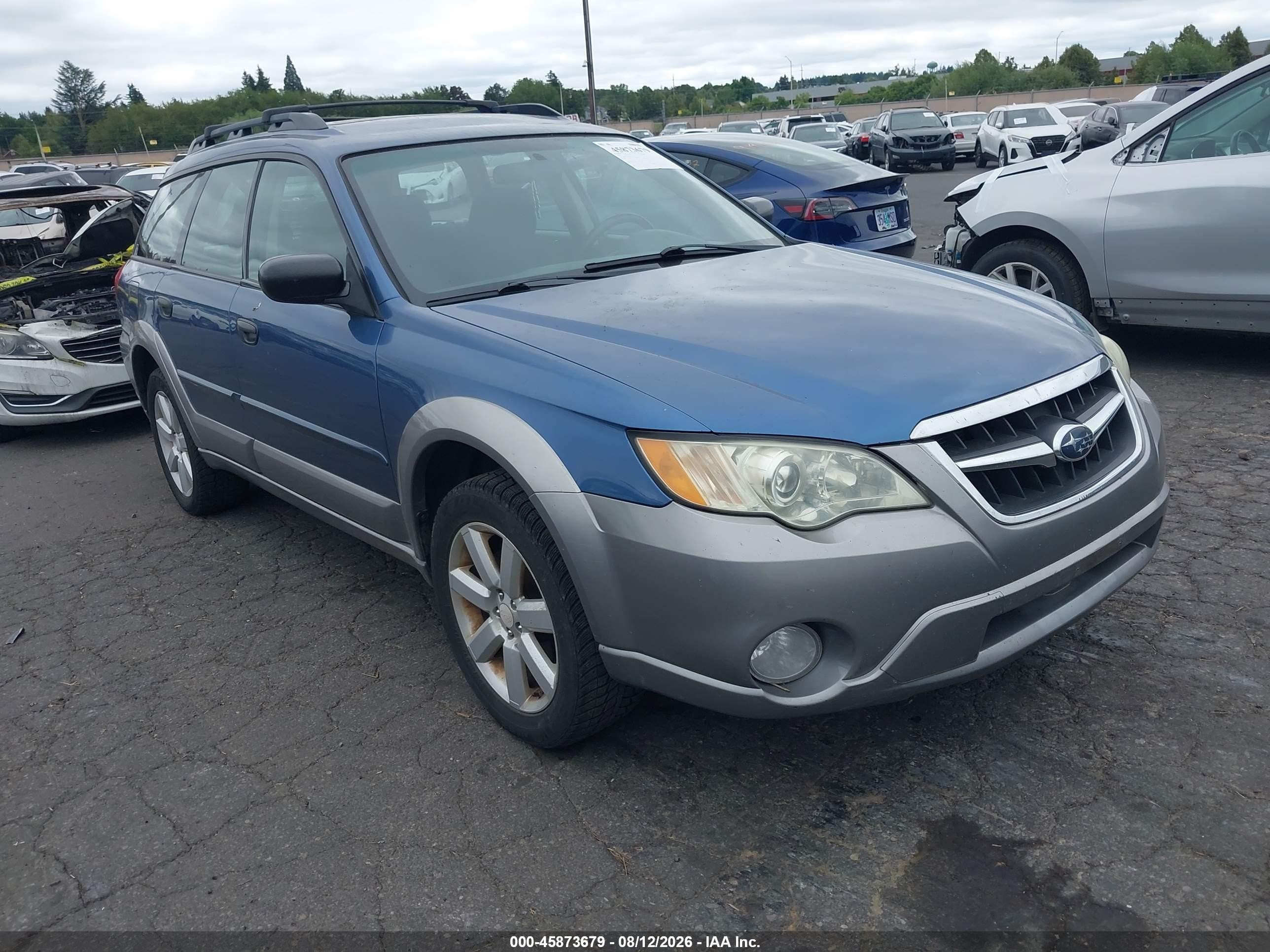 2008 Subaru Outback i, VIN 4S4BP61C487311414 — Обычный износ