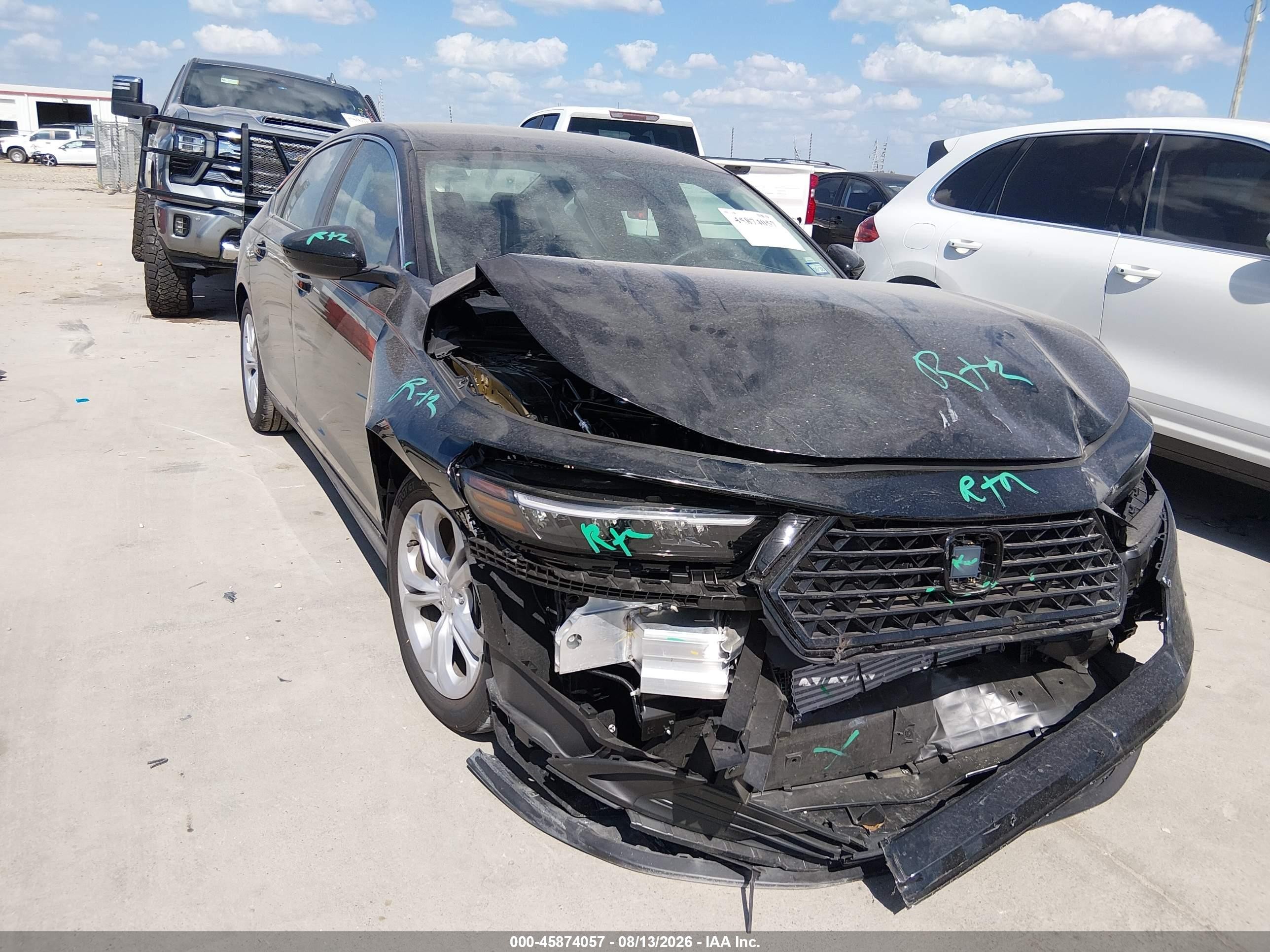2026 Honda Accord LX, VIN 1HGCY1F24TA037119 — Перед