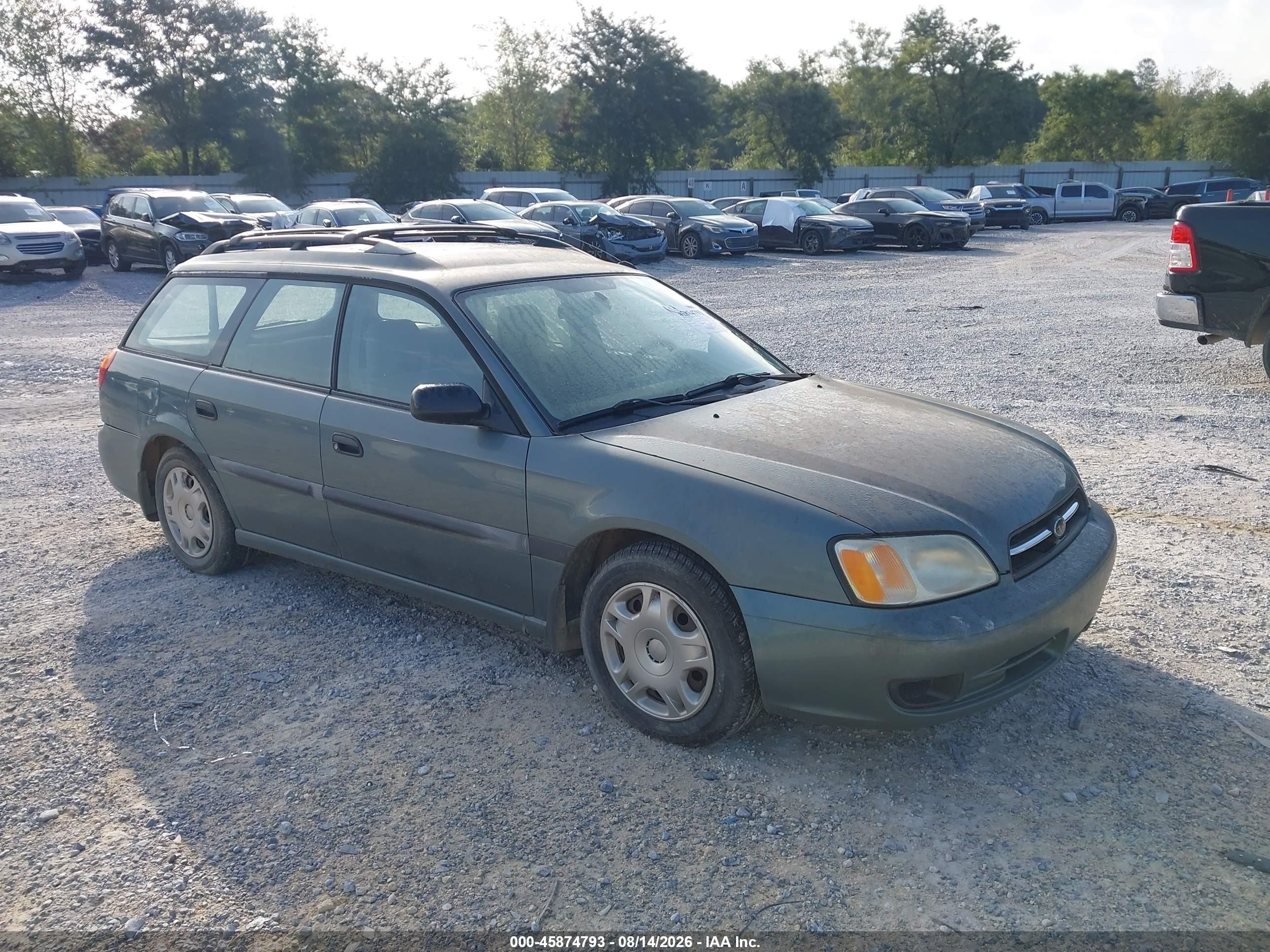2001 Subaru Legacy L, VIN 4S3BH635117308170 — Обычный износ