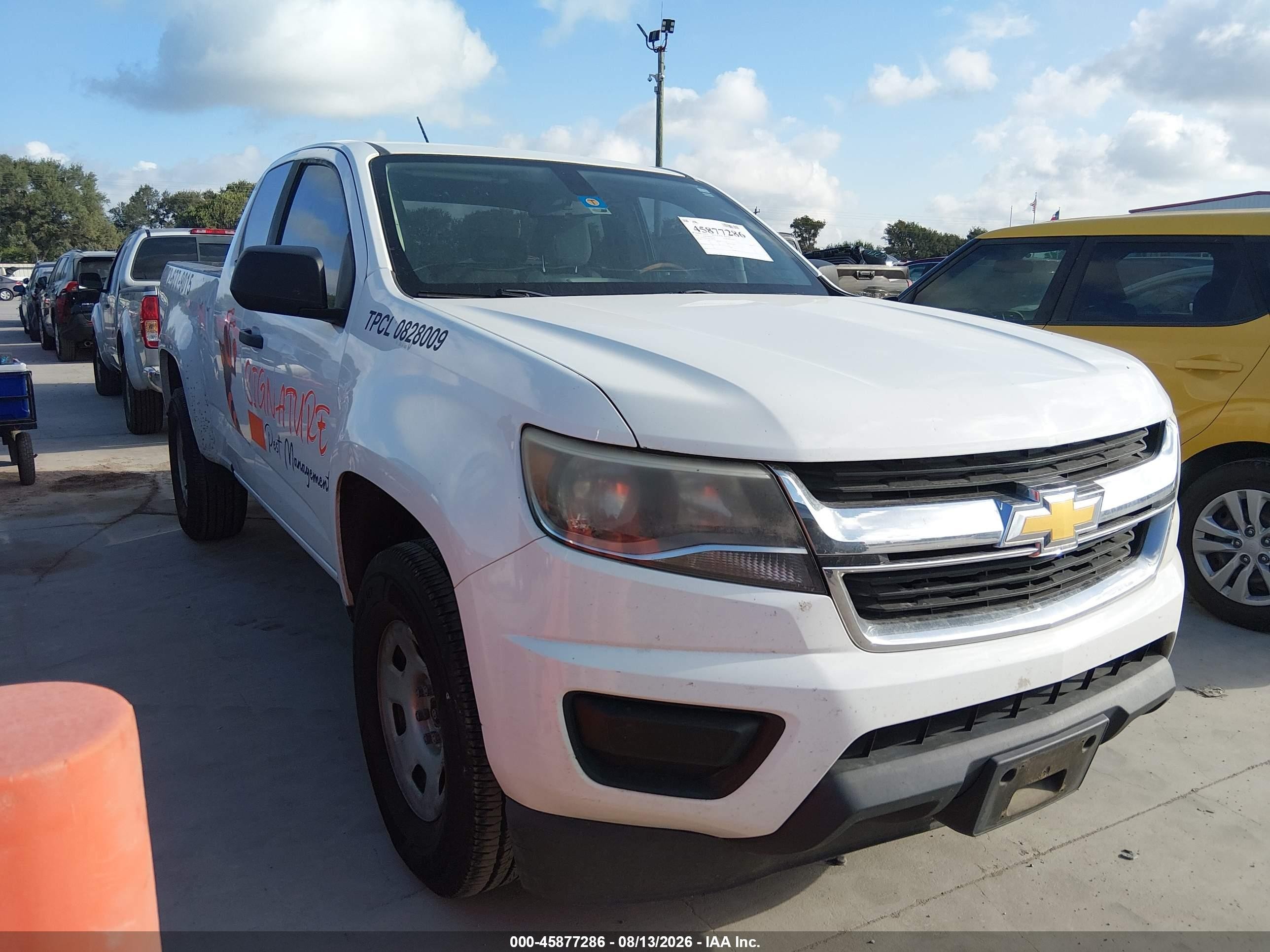 2019 Chevrolet Colorado 2WD Work Truck, VIN 1GCHSBEA8K1268365 — Обычный износ