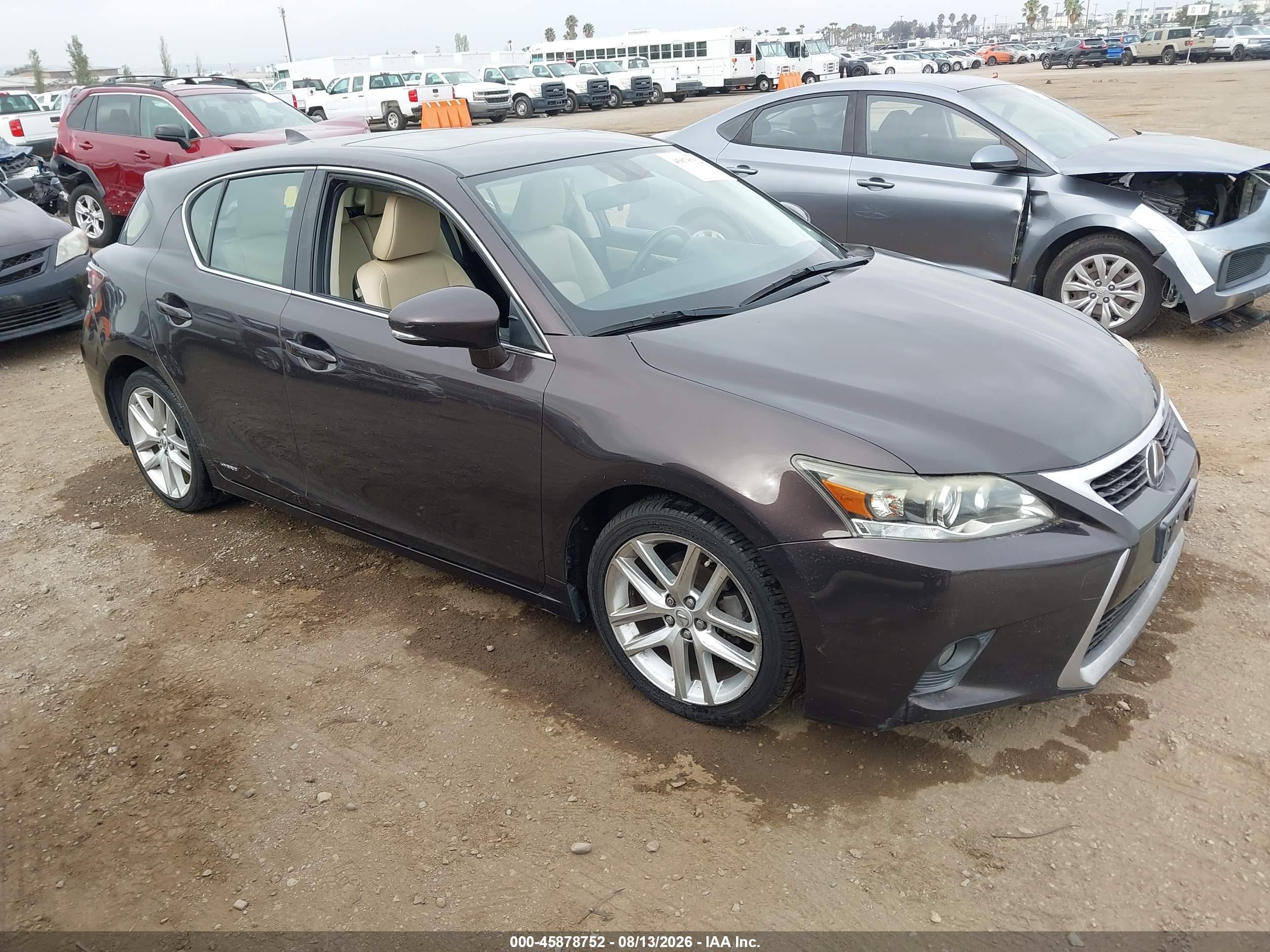 2014 Lexus CT 200h, VIN JTHKD5BHXE2178036 — Normal wear