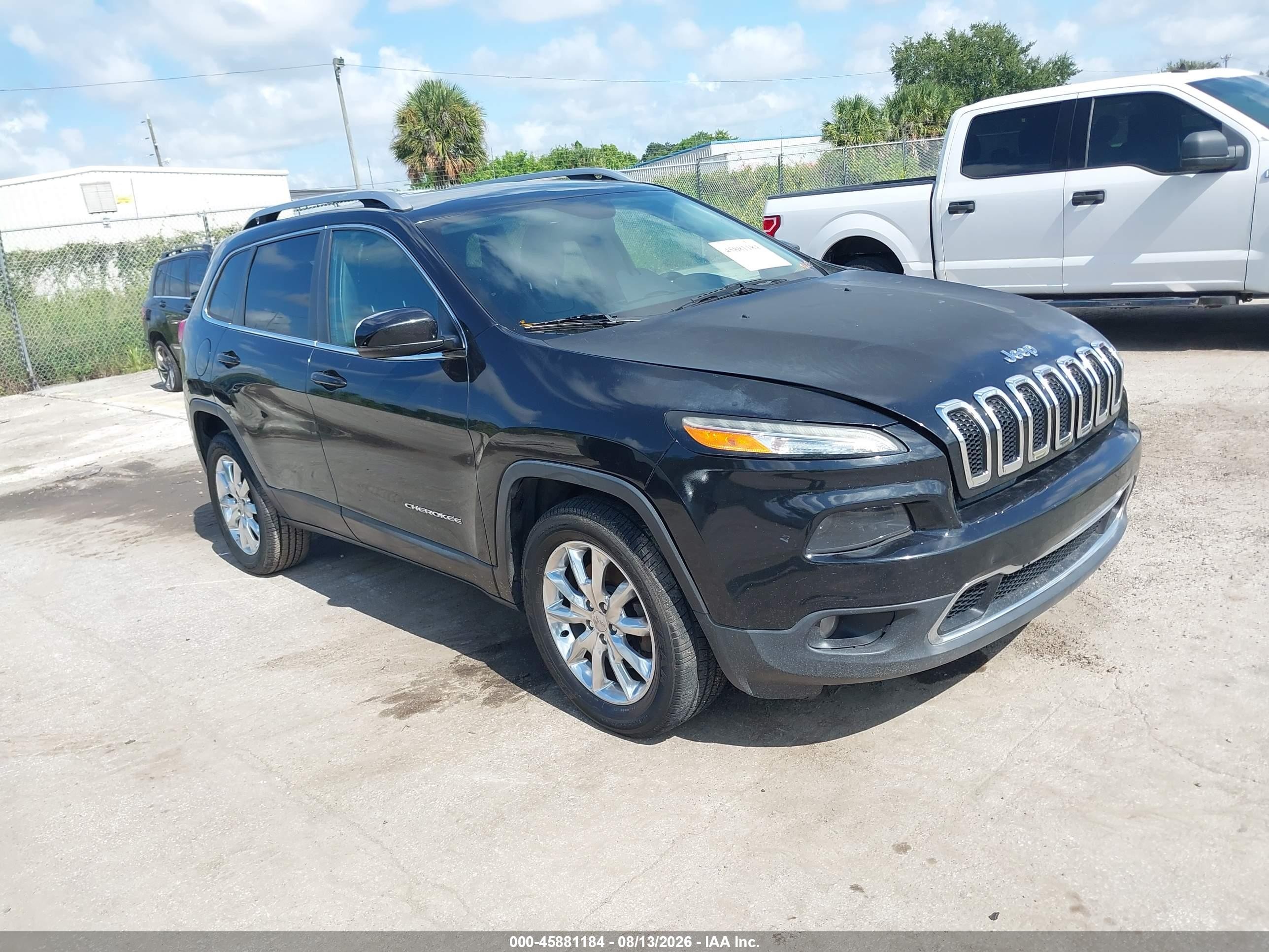 2016 Jeep Cherokee Limited, VIN 1C4PJMDB2GW185352 — Обычный износ