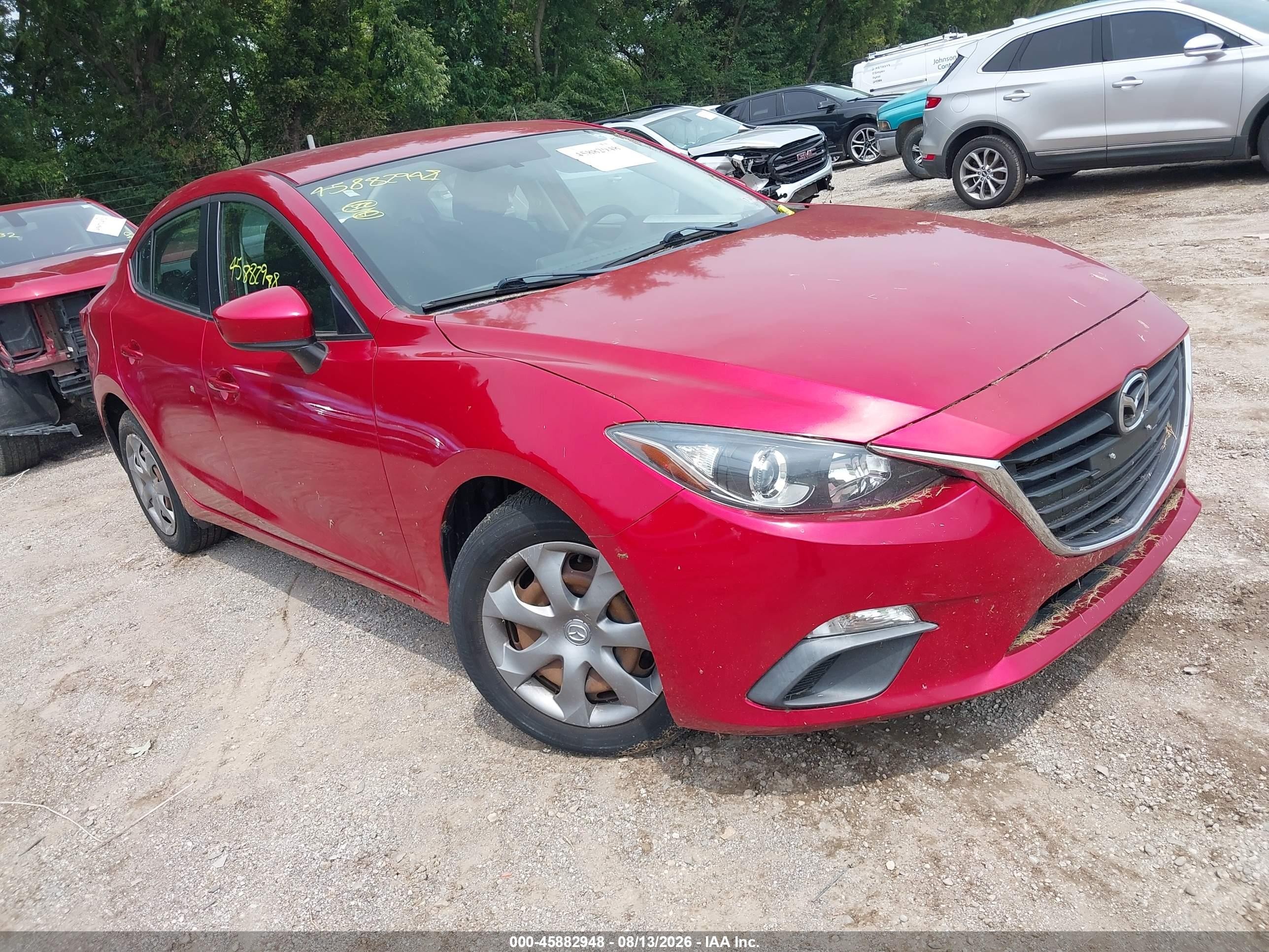 2014 Mazda 3 i Sport, VIN 3MZBM1U72EM119907 — Обычный износ