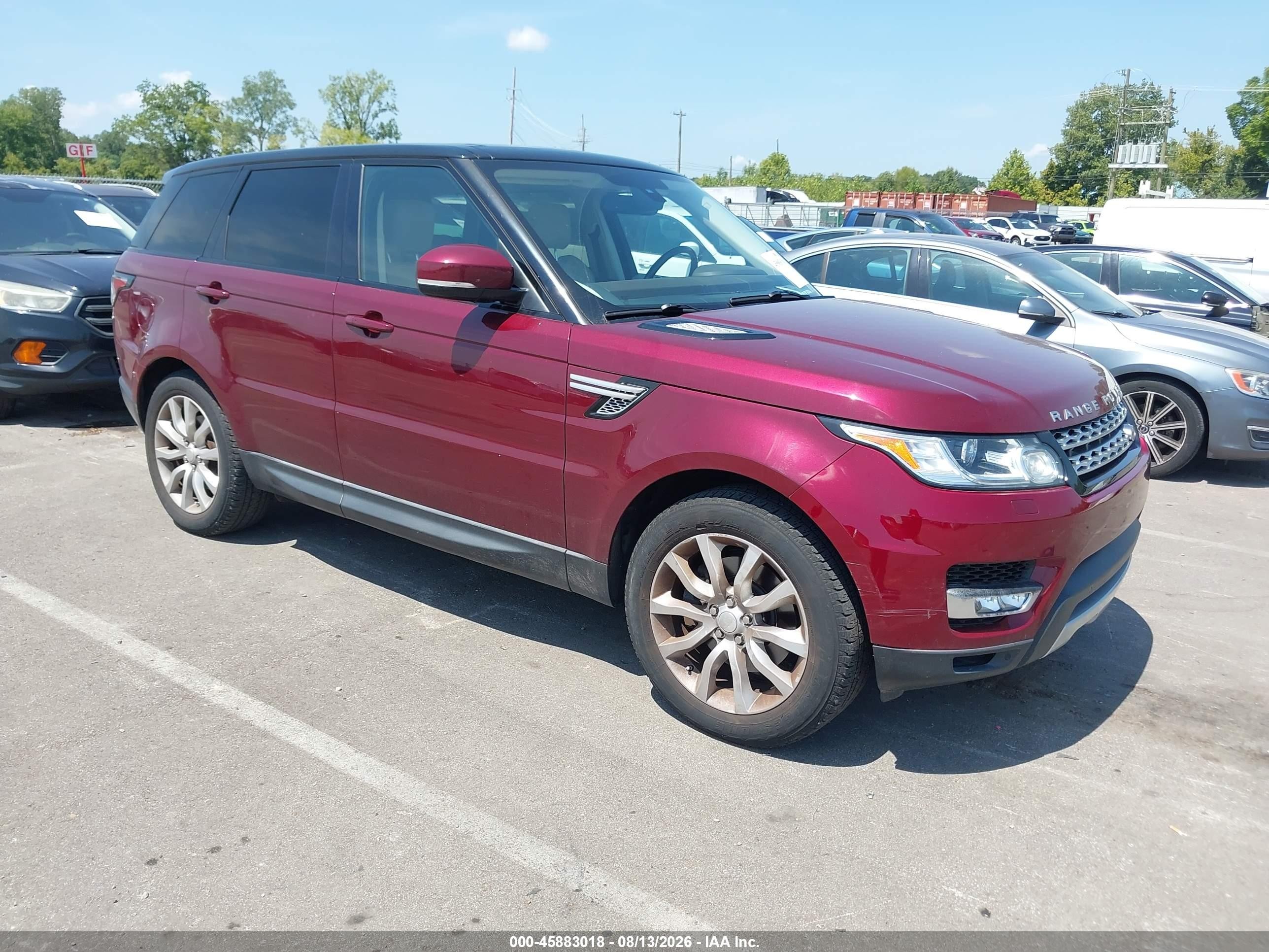 2015 Land Rover Range Rover Sport HSE, VIN SALWR2VF5FA621643 — Обычный износ