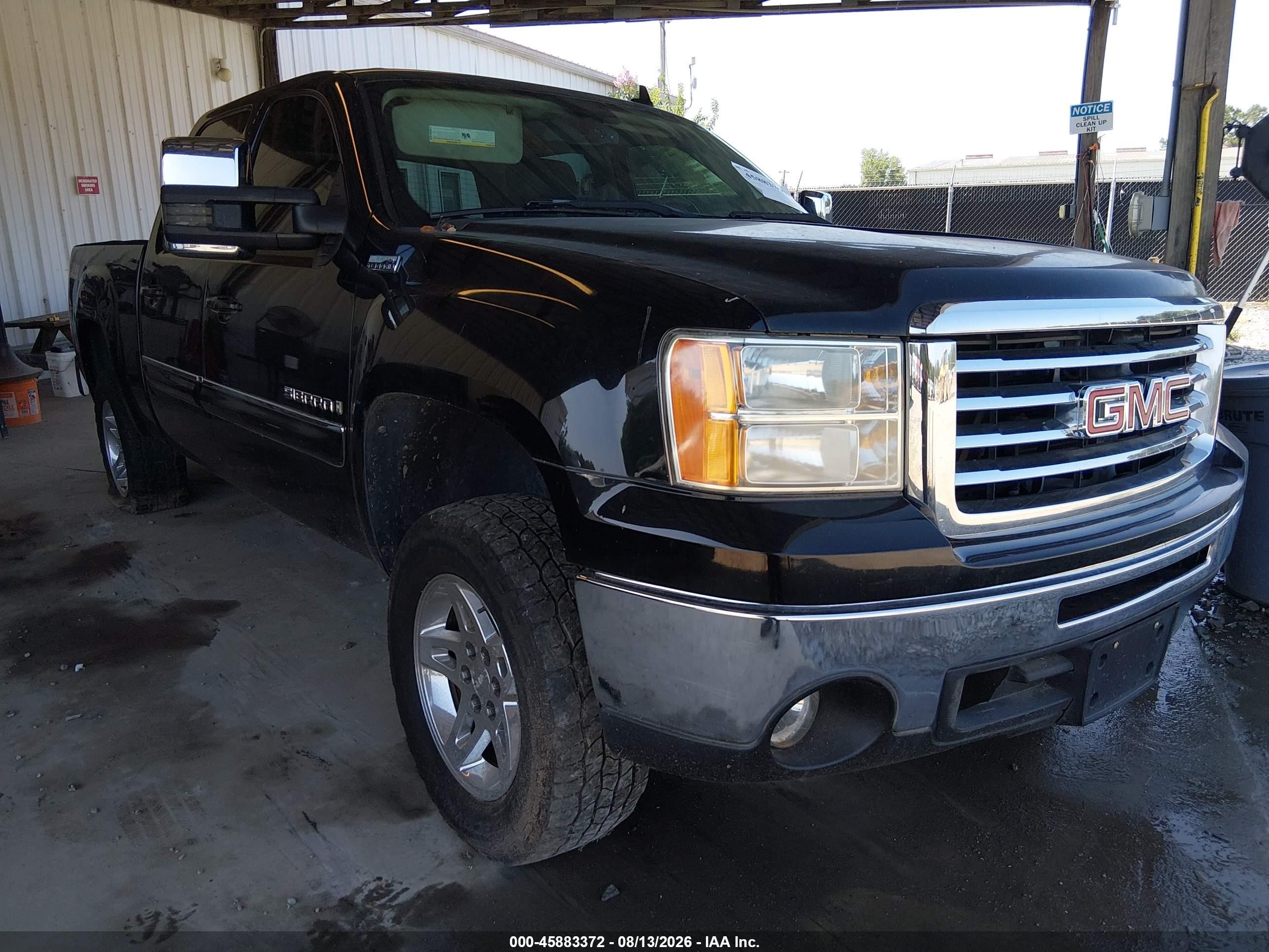 2009 GMC Sierra 1500 SLT, VIN 3GTEK33M49G254464 — Rear end