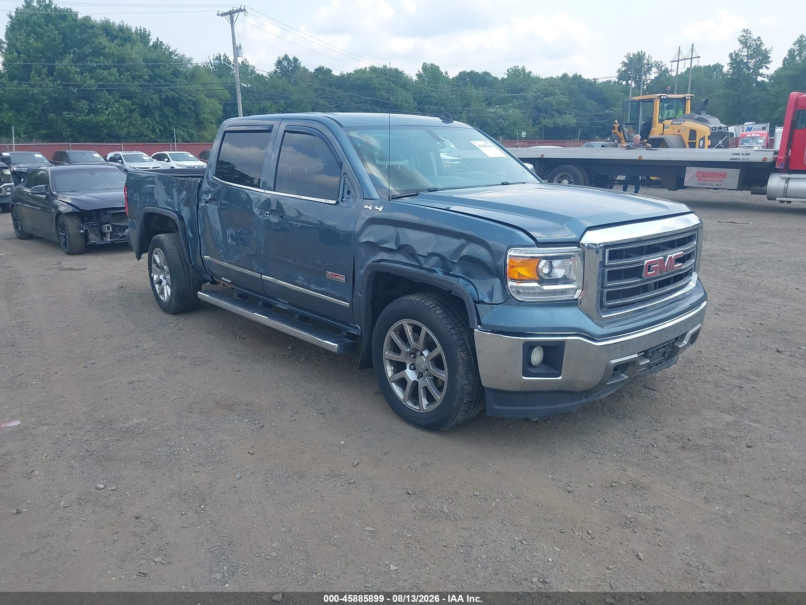 2014 GMC Sierra 1500 SLE, VIN 3GTU2UEC7EG202634 — Бок