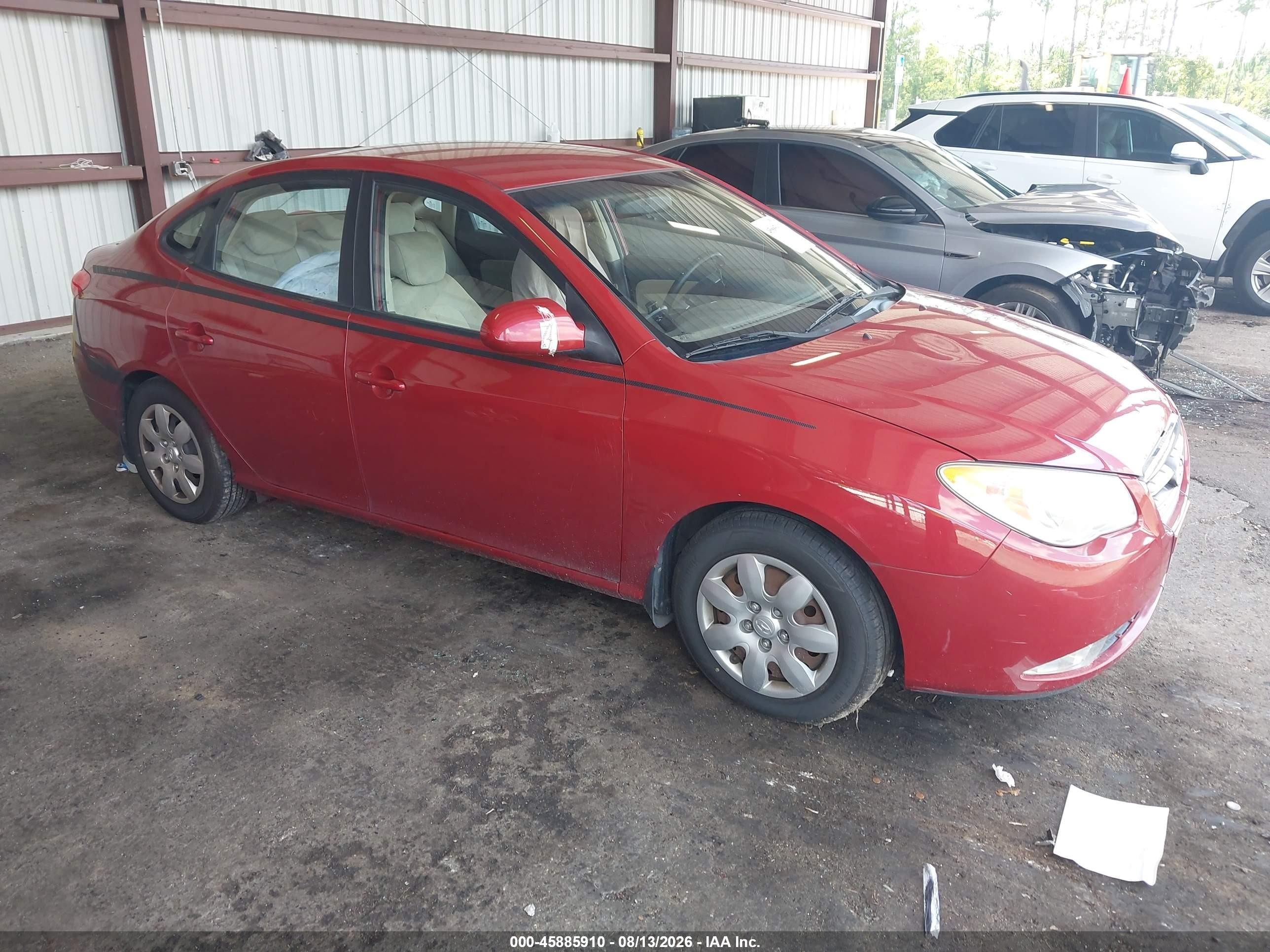 2008 Hyundai Elantra GLS, VIN KMHDU46D58U584659 — Normal wear