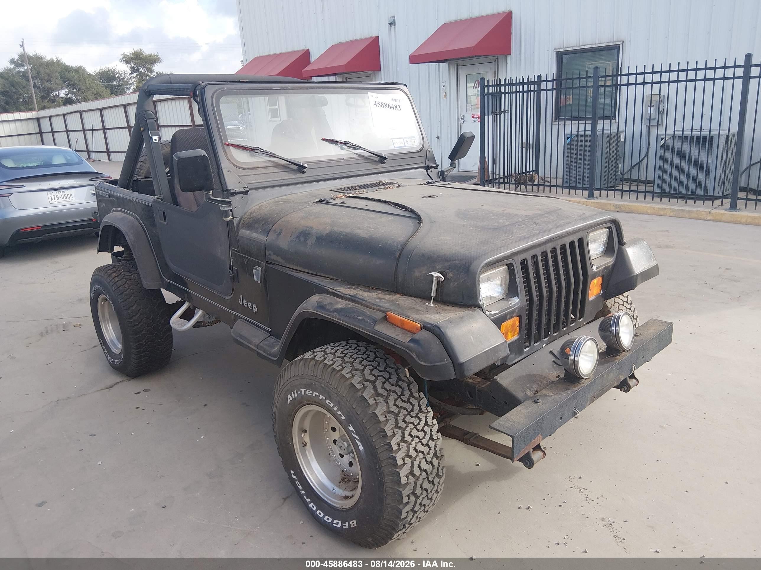 1991 Jeep Wrangler, VIN 2J4FY29S5MJ109450 — Обычный износ