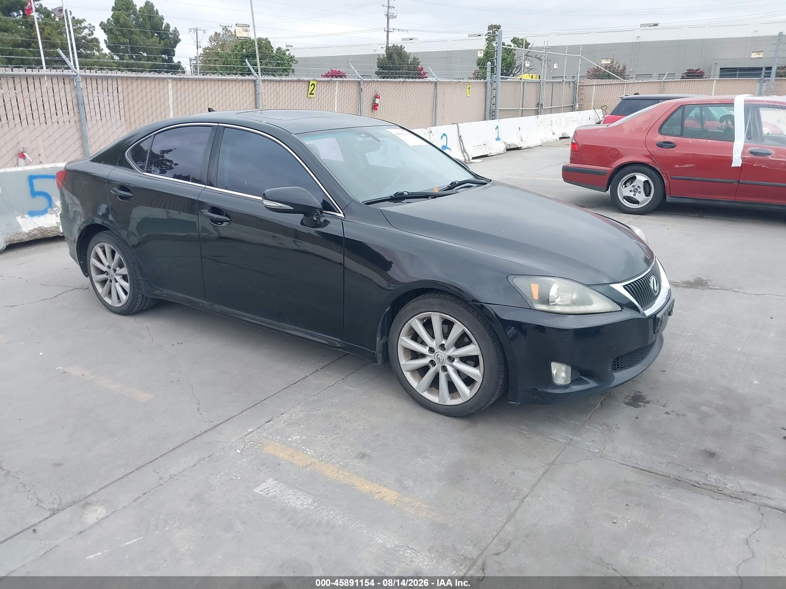 2009 Lexus IS 250, VIN JTHBK262192092453 — Normal wear