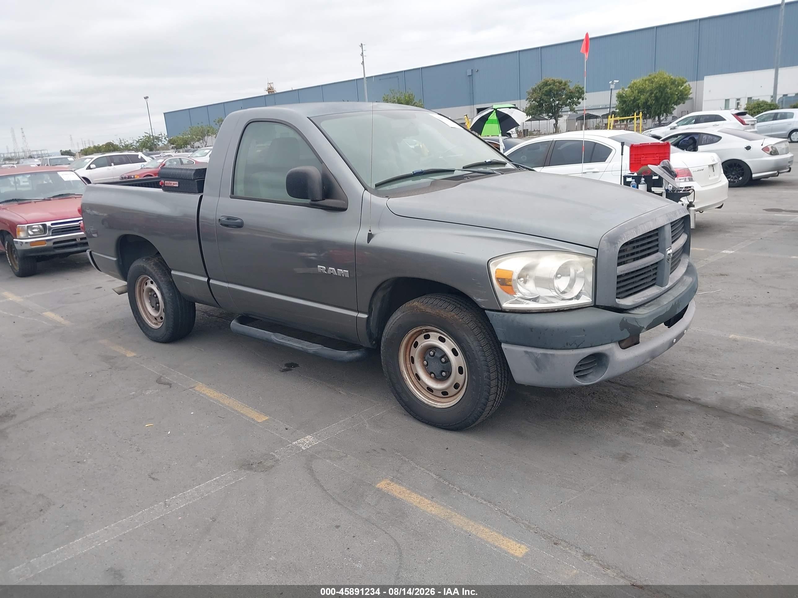 2008 Dodge 1500 ST, VIN 1D7HA16K08J203528 — Обычный износ