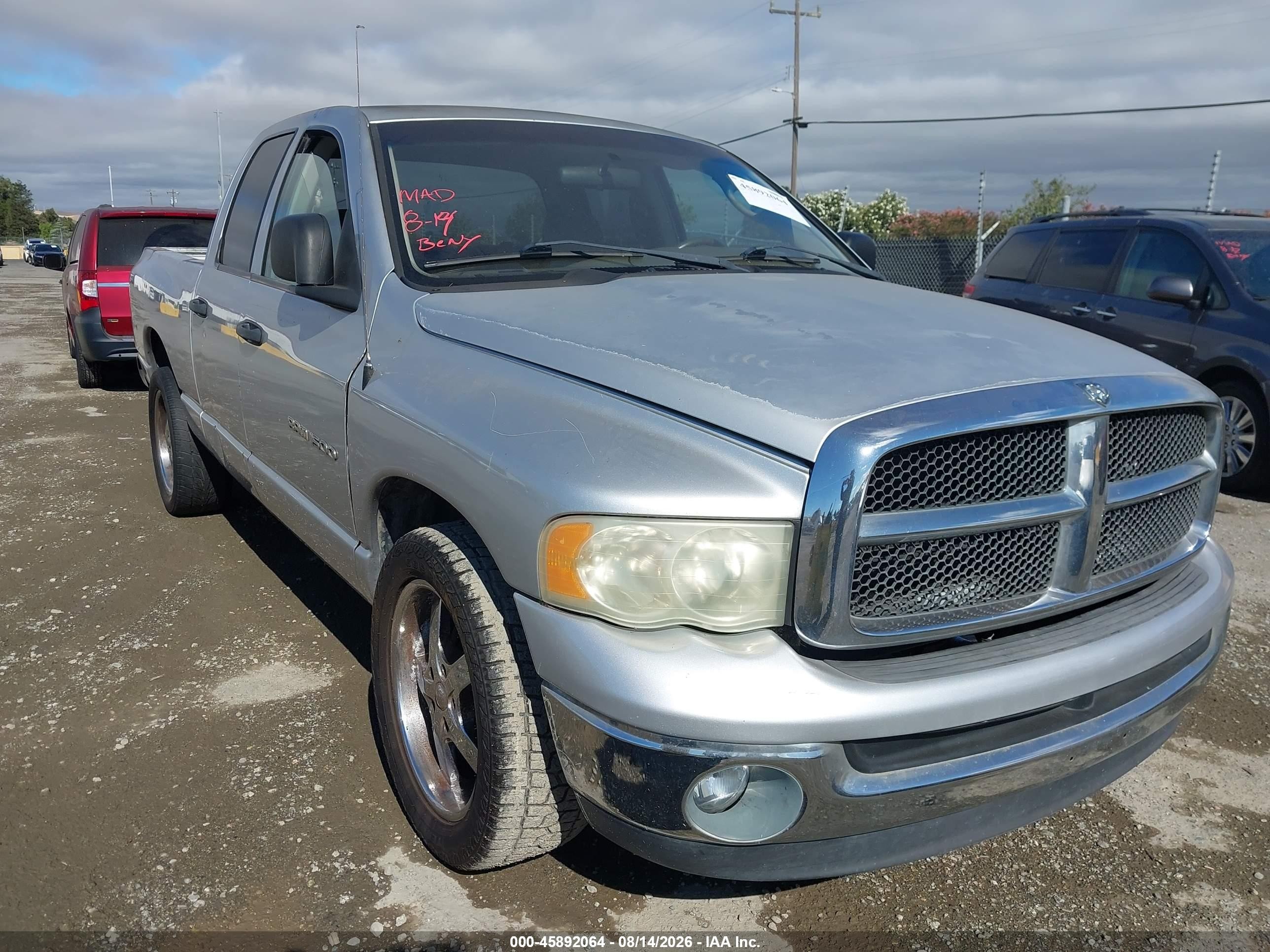 2003 Dodge 1500 ST, VIN 1D7HA18N63S139702 — Обычный износ
