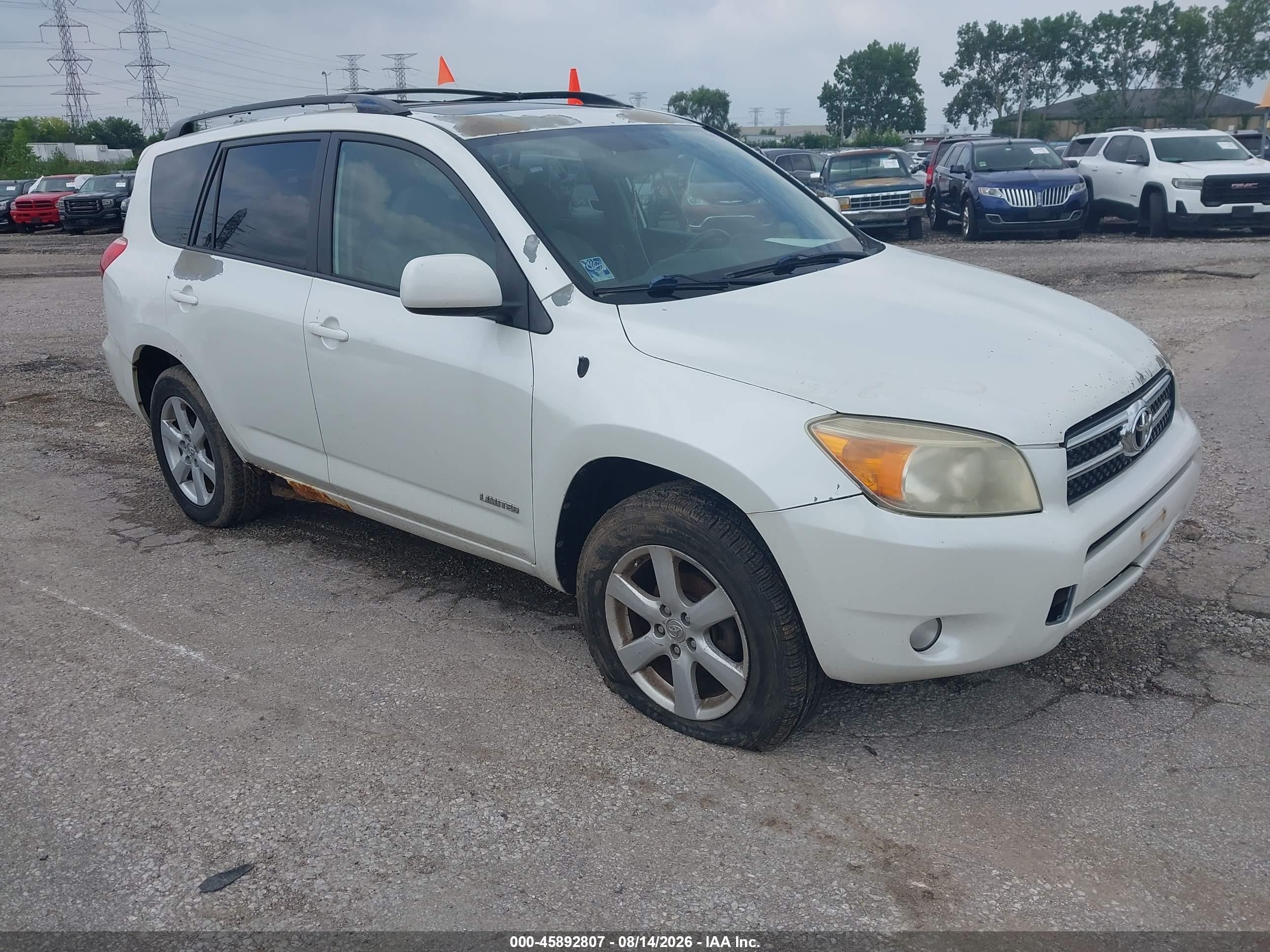 2007 Toyota RAV4 Limited, VIN JTMZD31V775050768 — Обычный износ